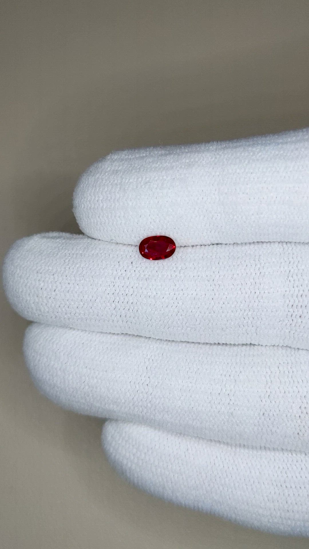 0.43 Ct. Ruby from Mozambique Size Video