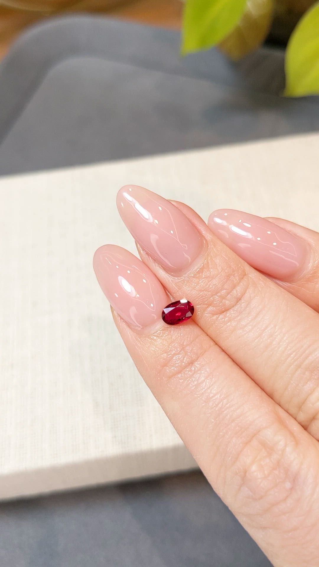 0.43 Ct. Ruby from Mozambique Size Video