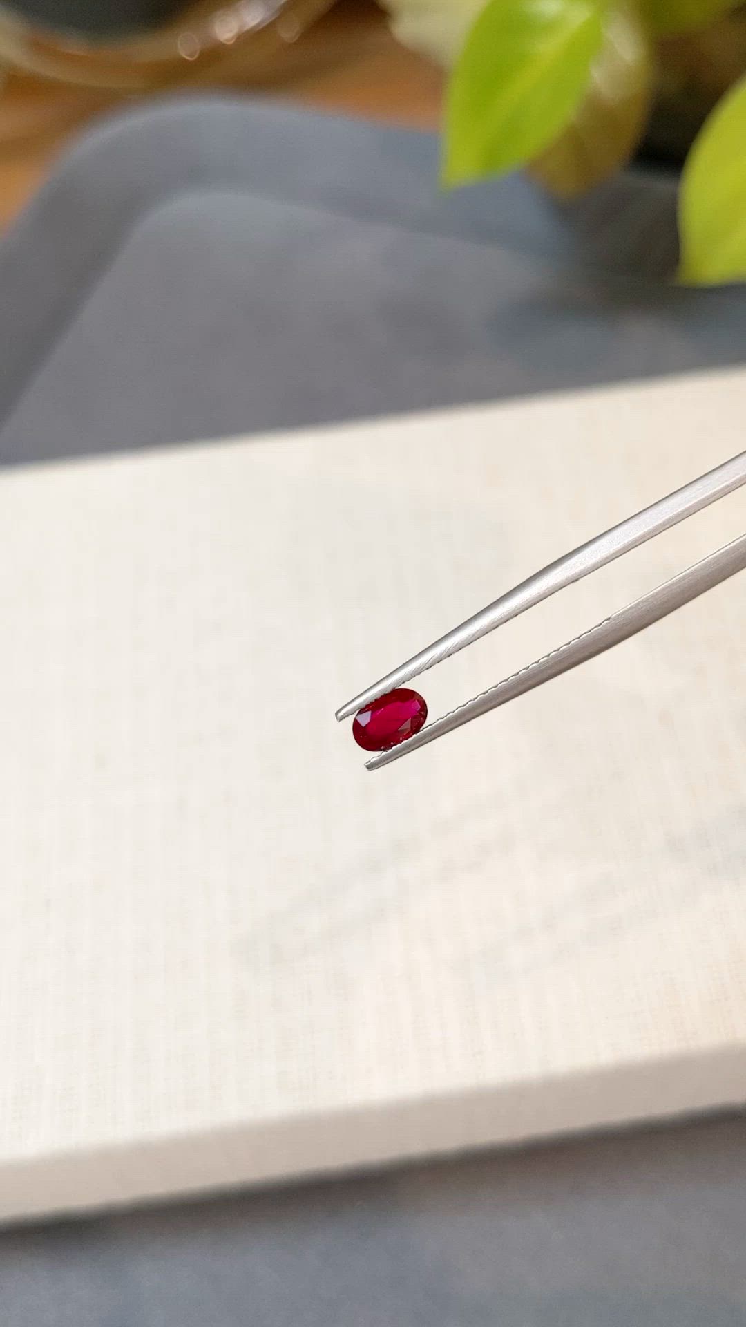 0.41 Ct. Ruby from Mozambique Size Video