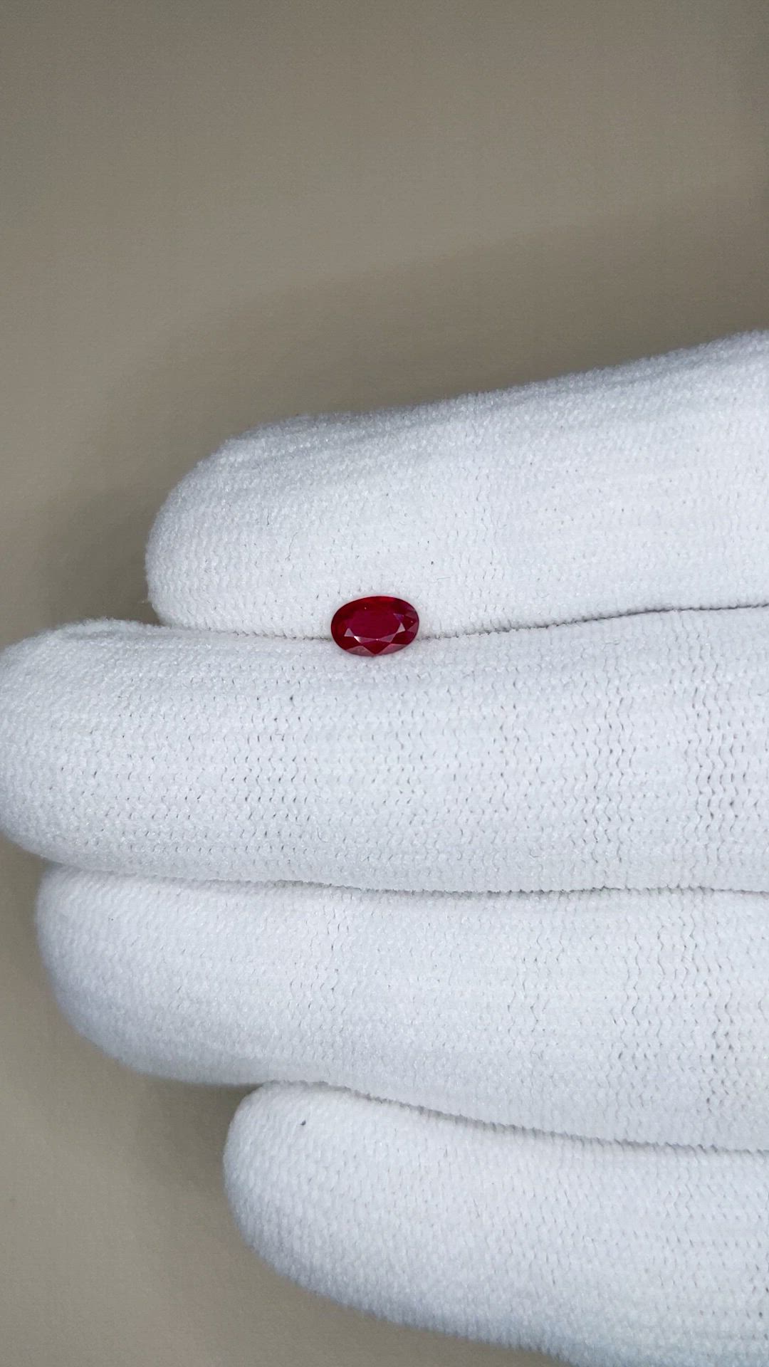 0.41 Ct. Ruby from Mozambique Size Video