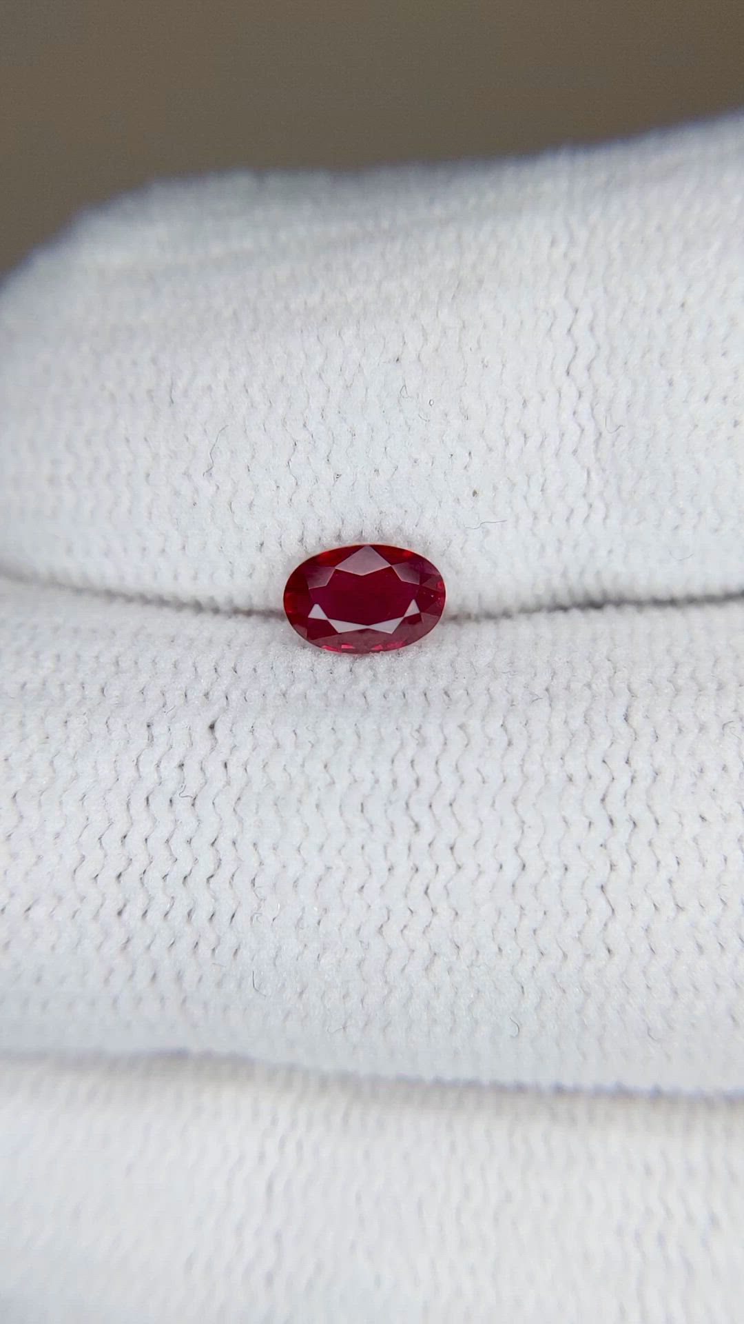 0.41 Ct. Ruby from Mozambique Size Video