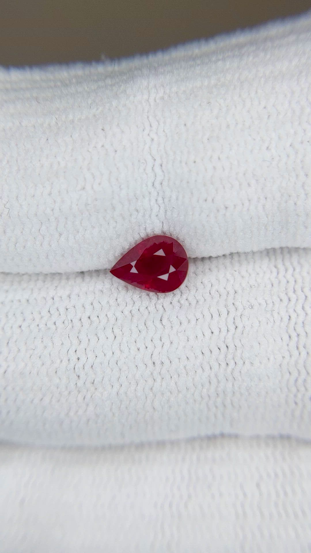 0.86 Ct. Purplish Red Ruby from Burma (Myanmar) Size Video