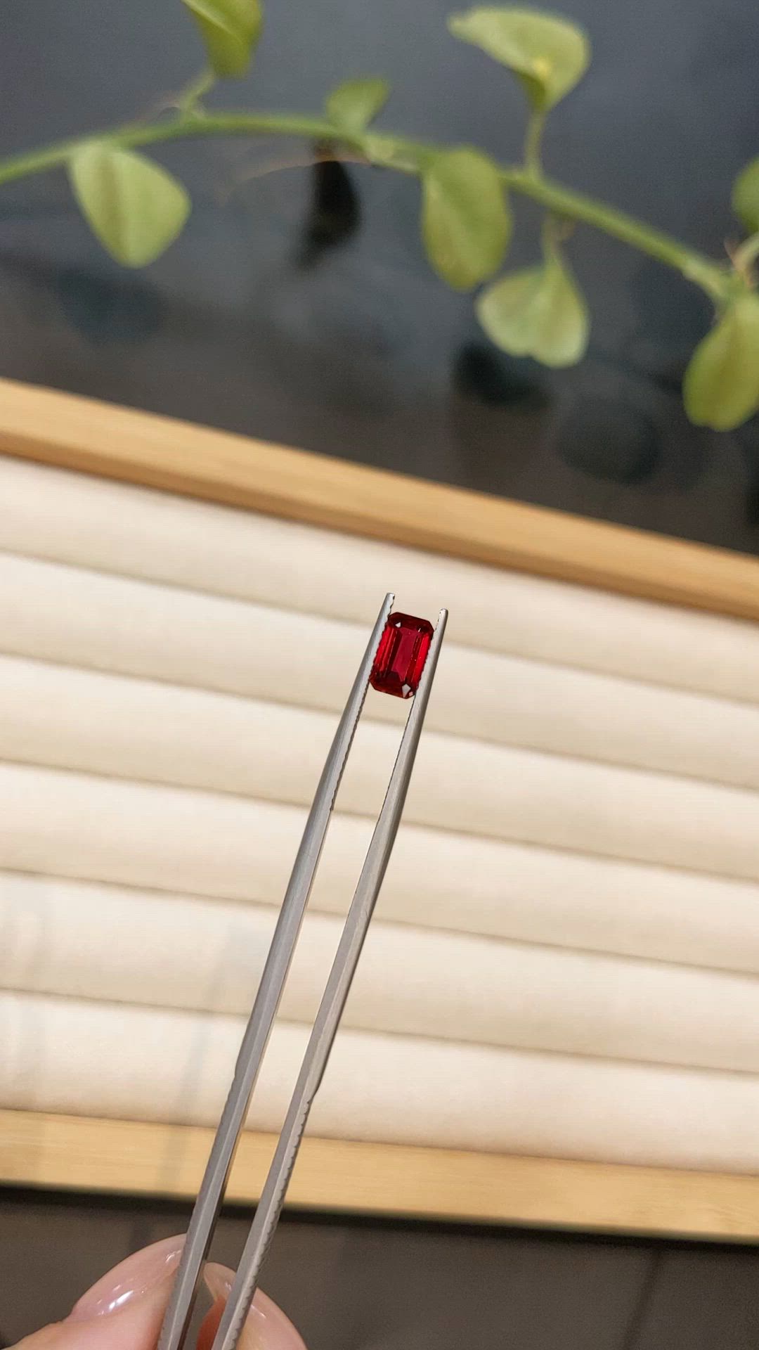 1.13 Ct. Ruby from Mozambique Size Video