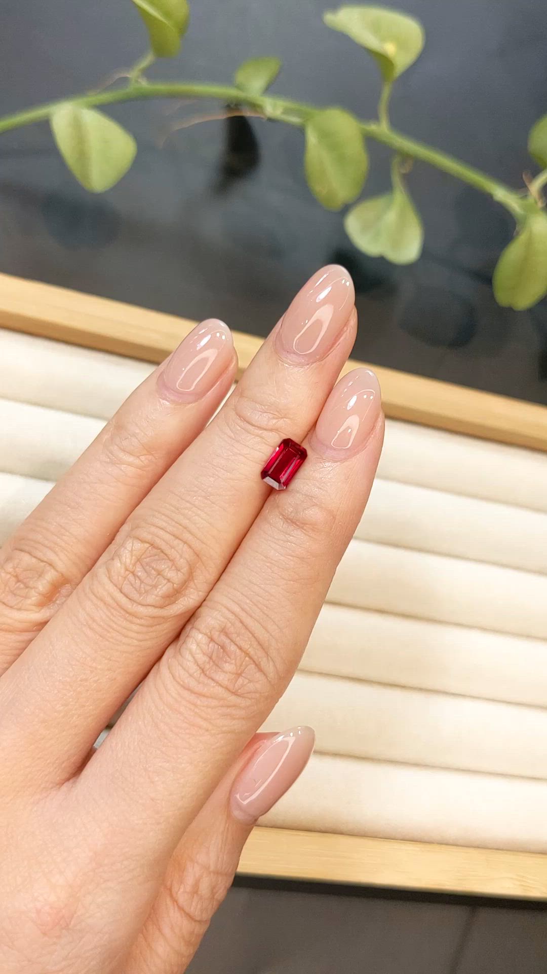 1.13 Ct. Ruby from Mozambique Size Video
