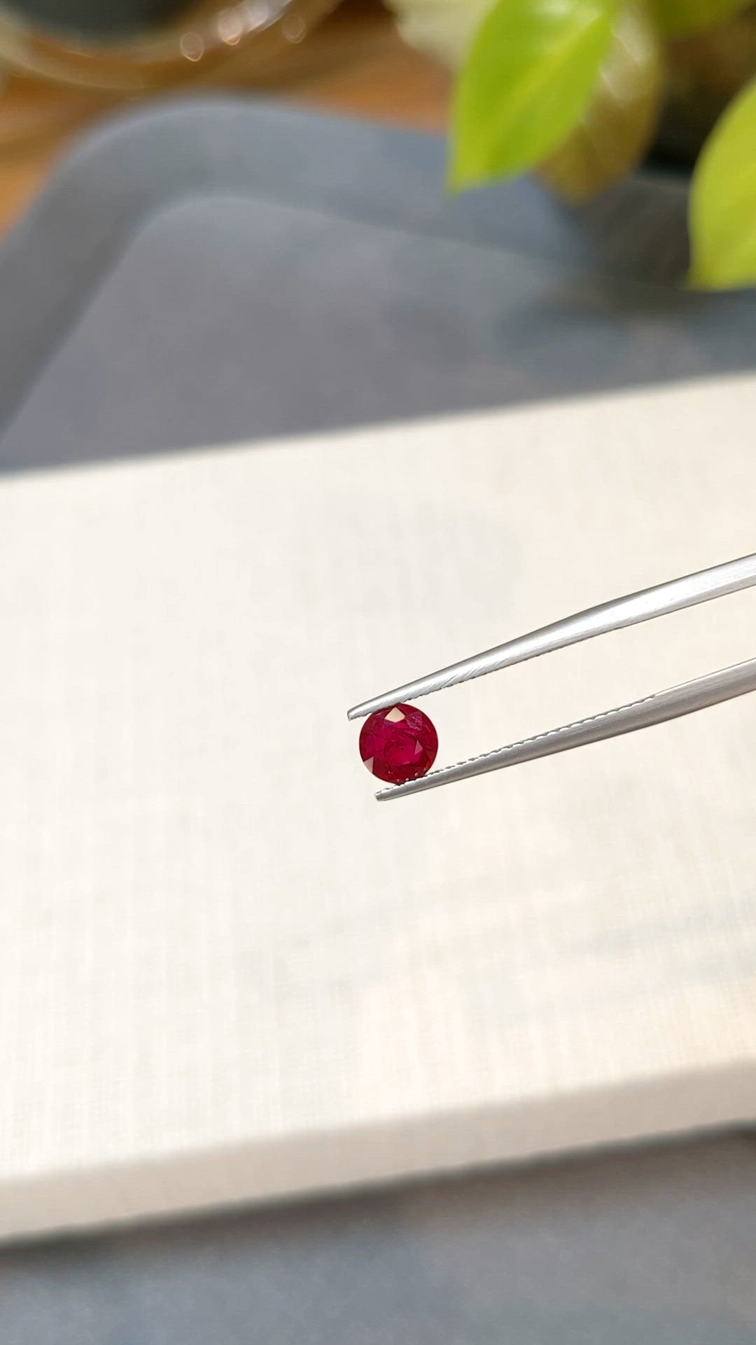0.72 Ct. Ruby from Mozambique Size Video