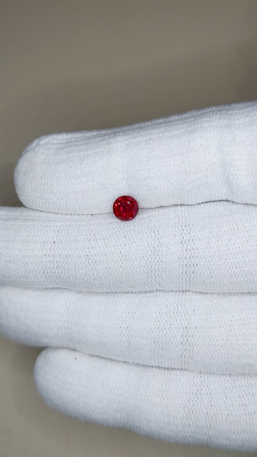 0.66 Ct. Ruby from Mozambique Size Video