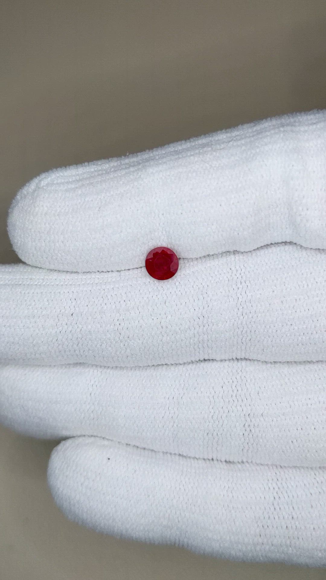 0.75 Ct. Ruby from Mozambique Size Video