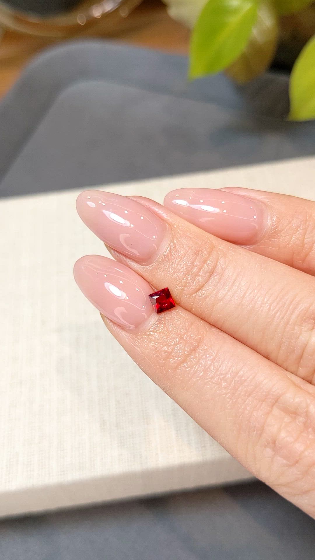 0.30 Ct. Ruby from Mozambique Size Video