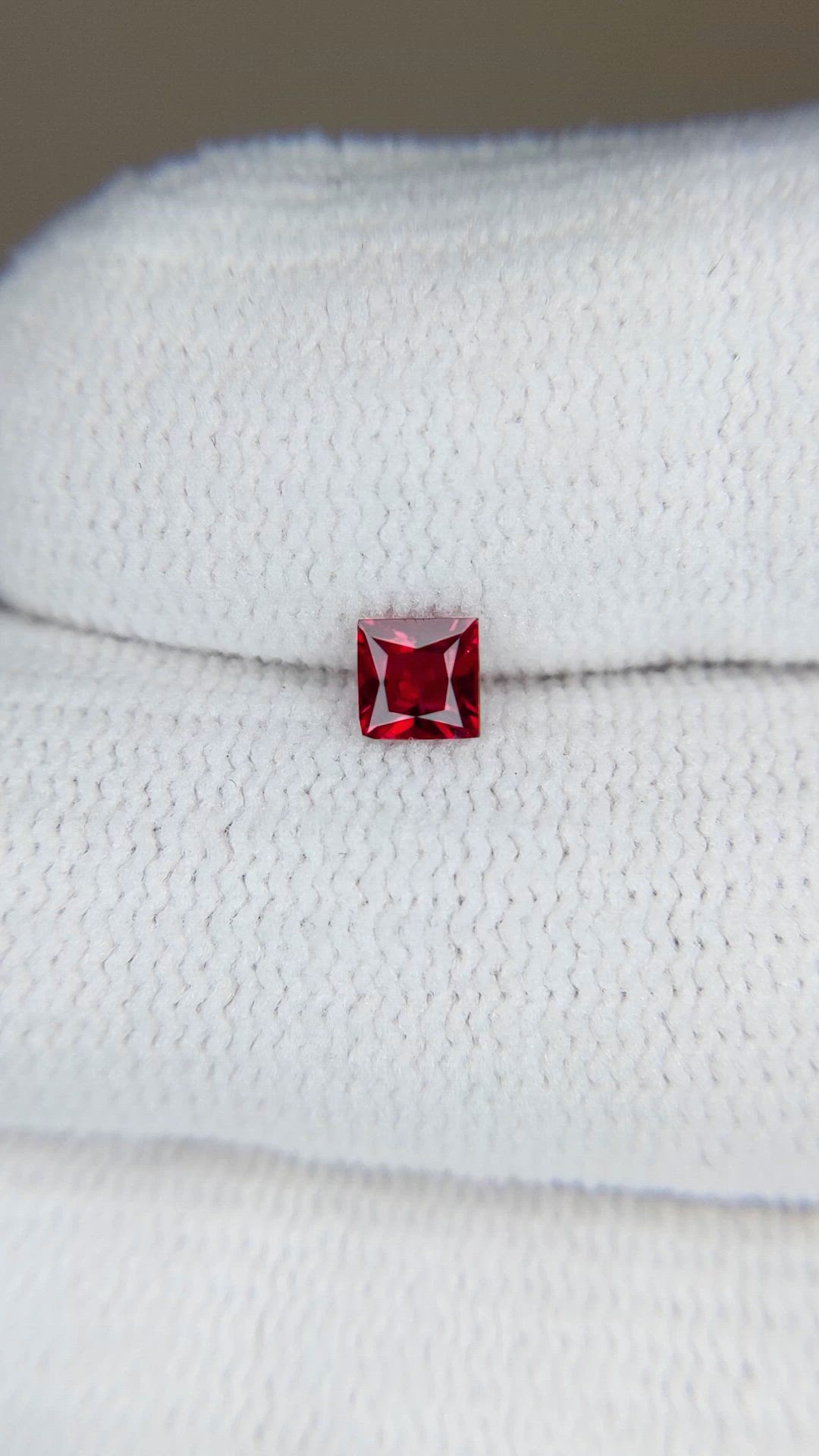 0.30 Ct. Ruby from Mozambique Size Video