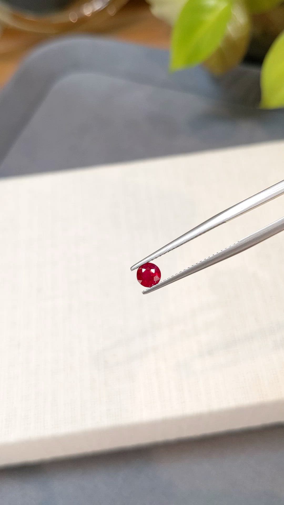 0.52 Ct. Ruby from Mozambique Size Video