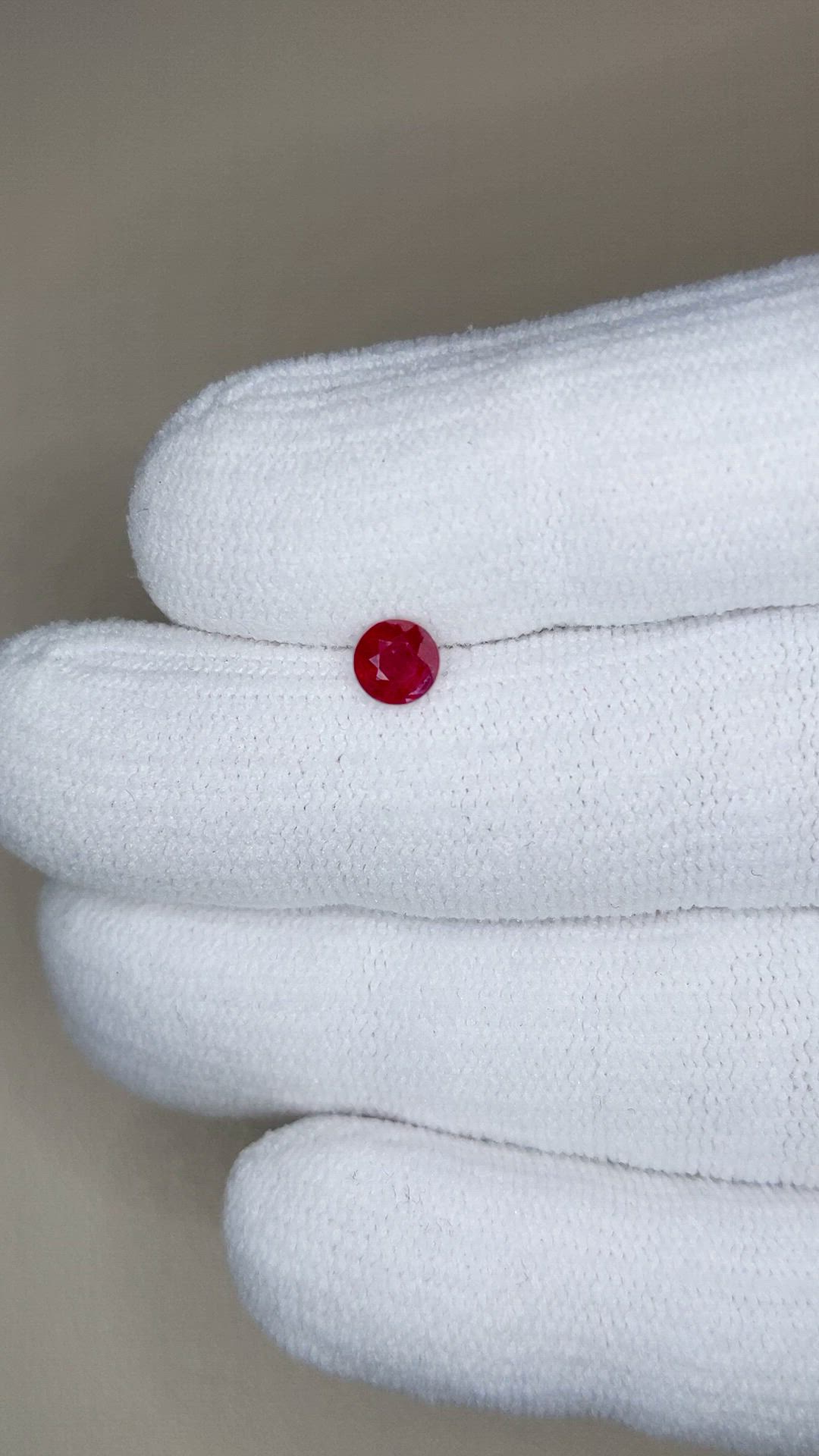 0.52 Ct. Ruby from Mozambique Size Video