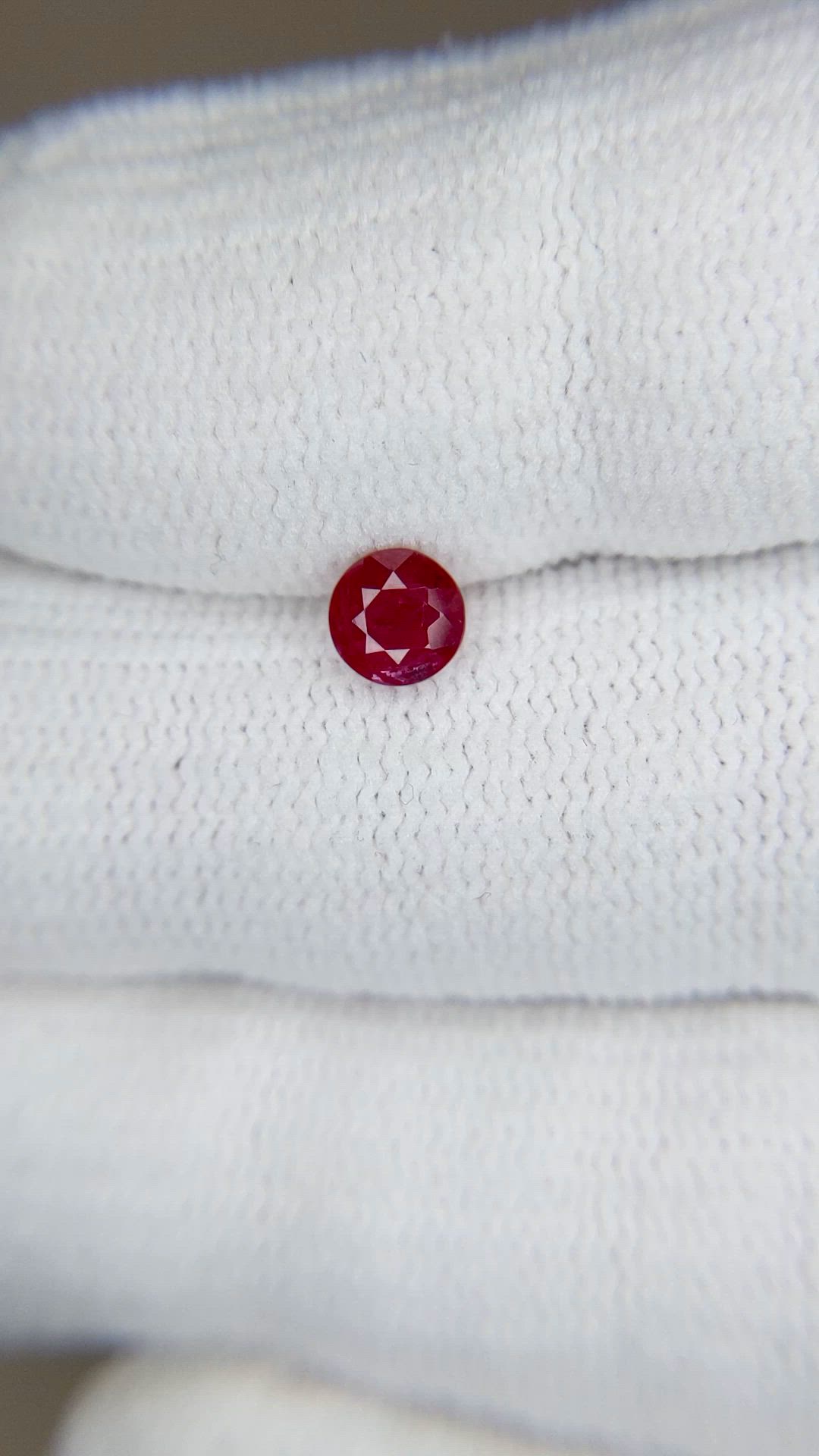 0.52 Ct. Ruby from Mozambique Size Video