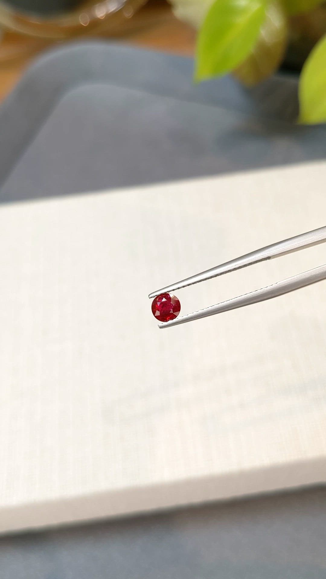0.56 Ct. Ruby from Mozambique Size Video
