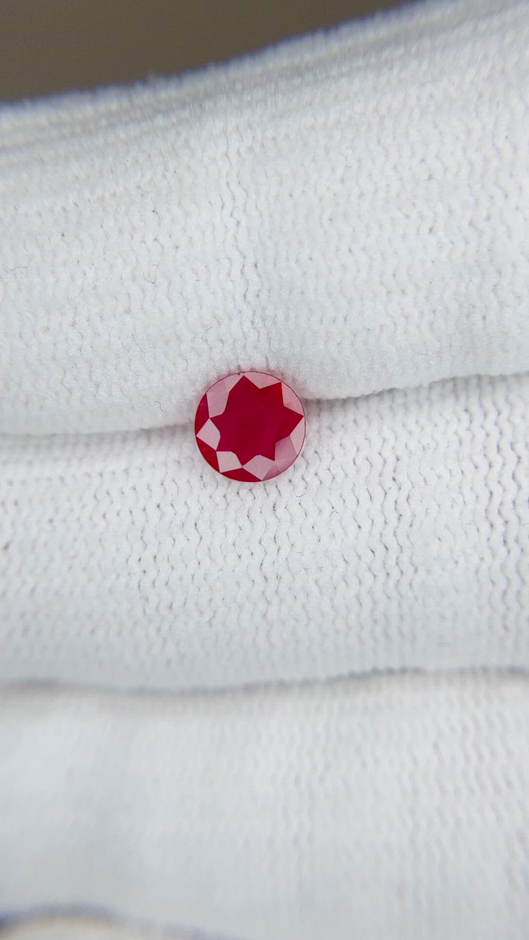0.83 Ct. Ruby from Mozambique Size Video