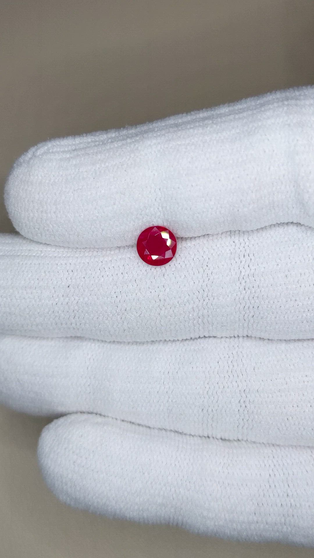 0.83 Ct. Ruby from Mozambique Size Video