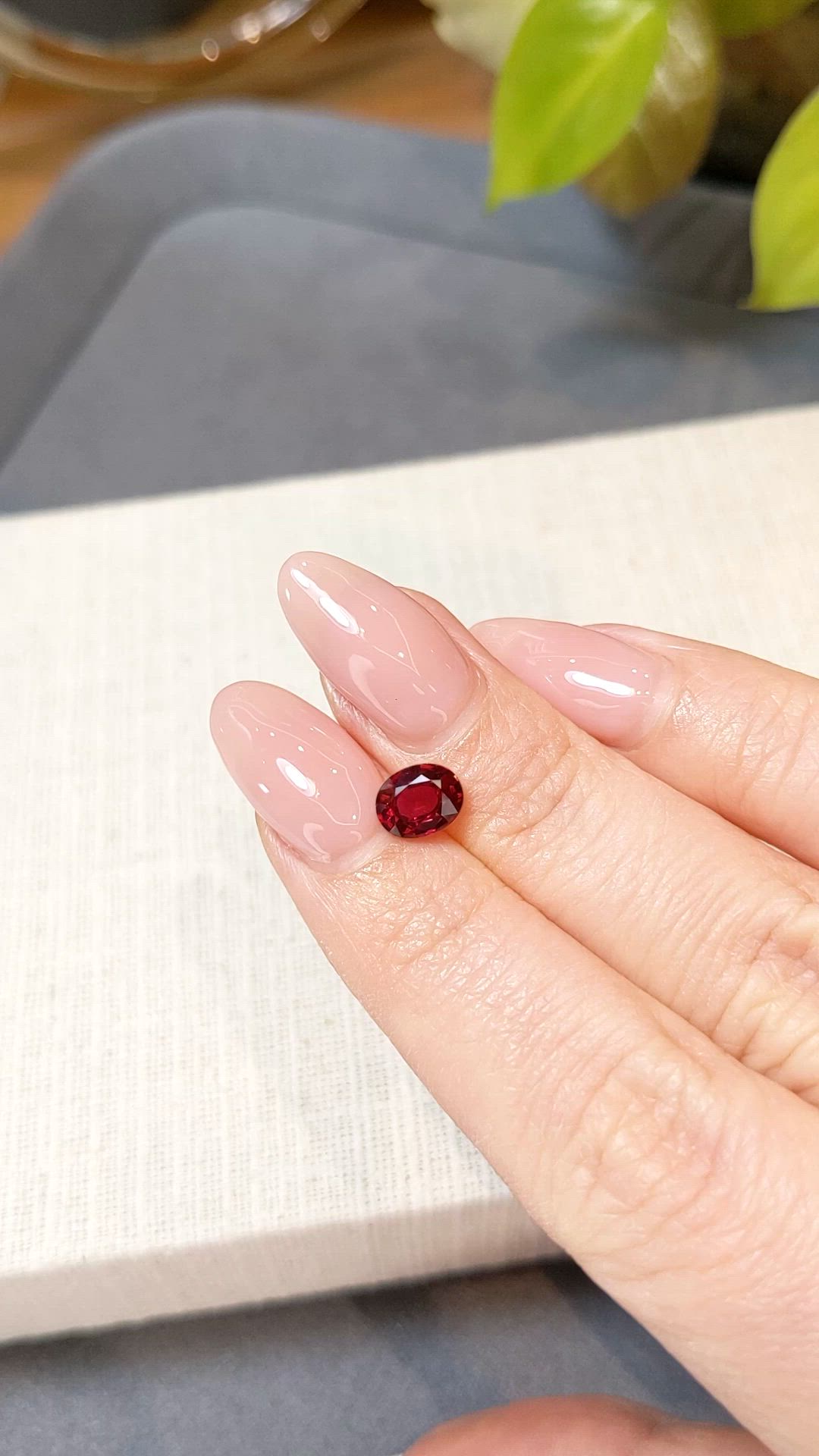 1.22 Ct. Ruby from Mozambique Size Video