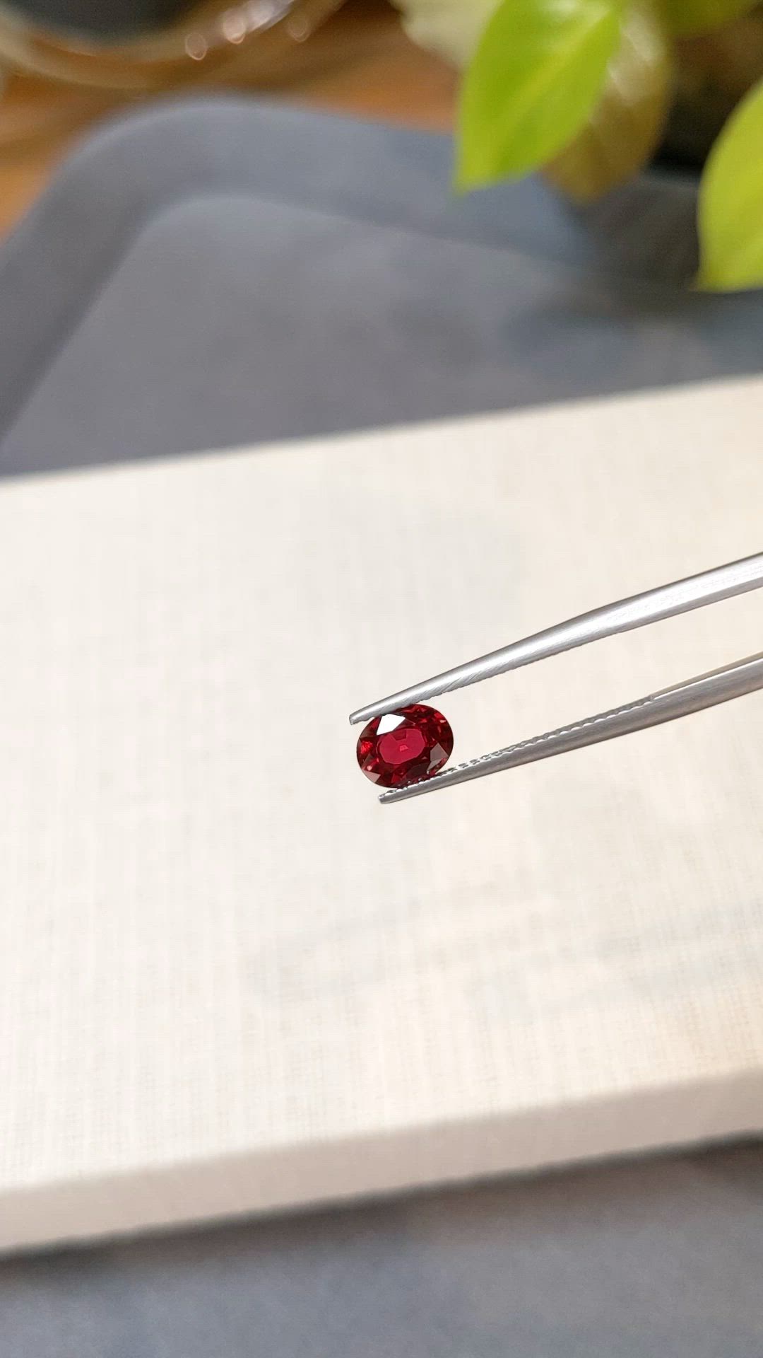1.22 Ct. Ruby from Mozambique Size Video