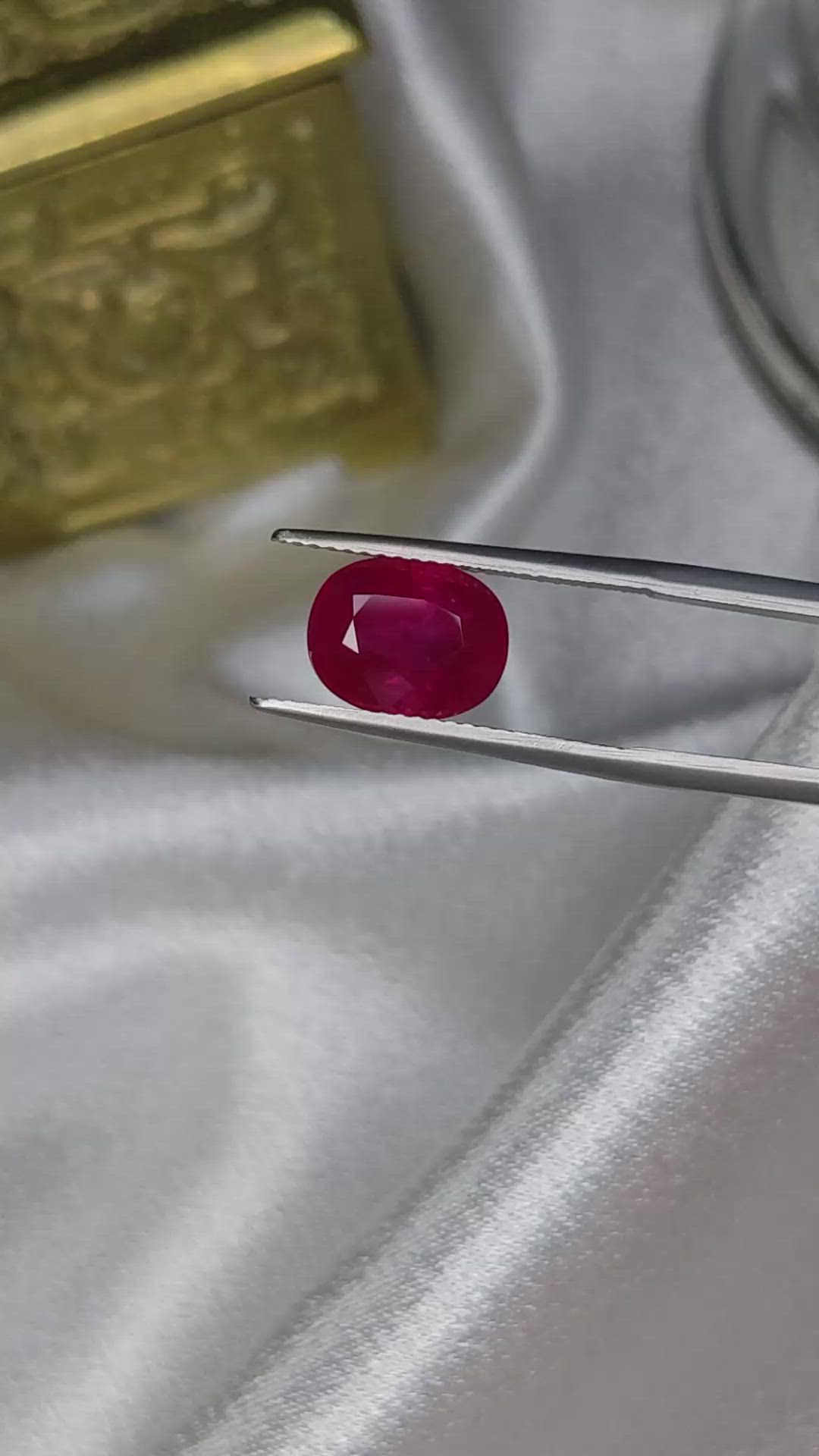 4.15 Ct. Ruby from Burma (Myanmar) Size Video