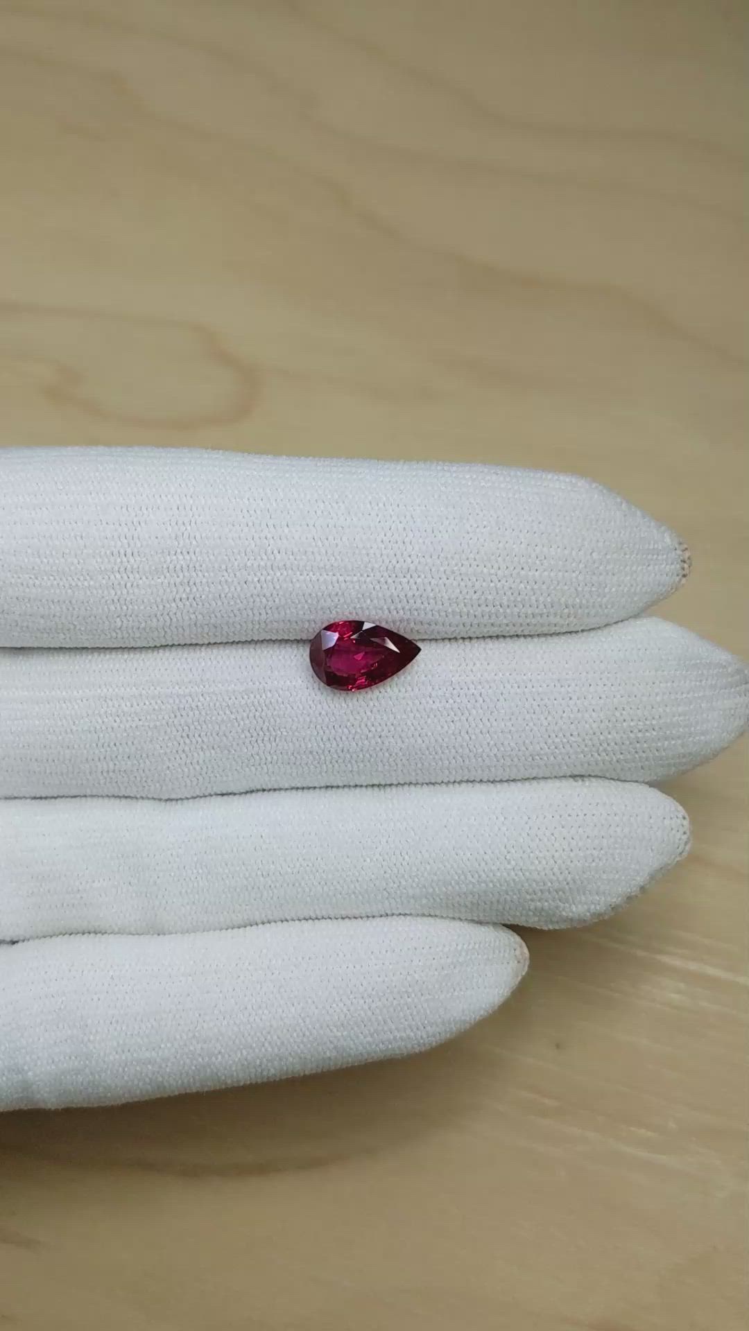 3.01 Ct. Ruby from Mozambique Size Video