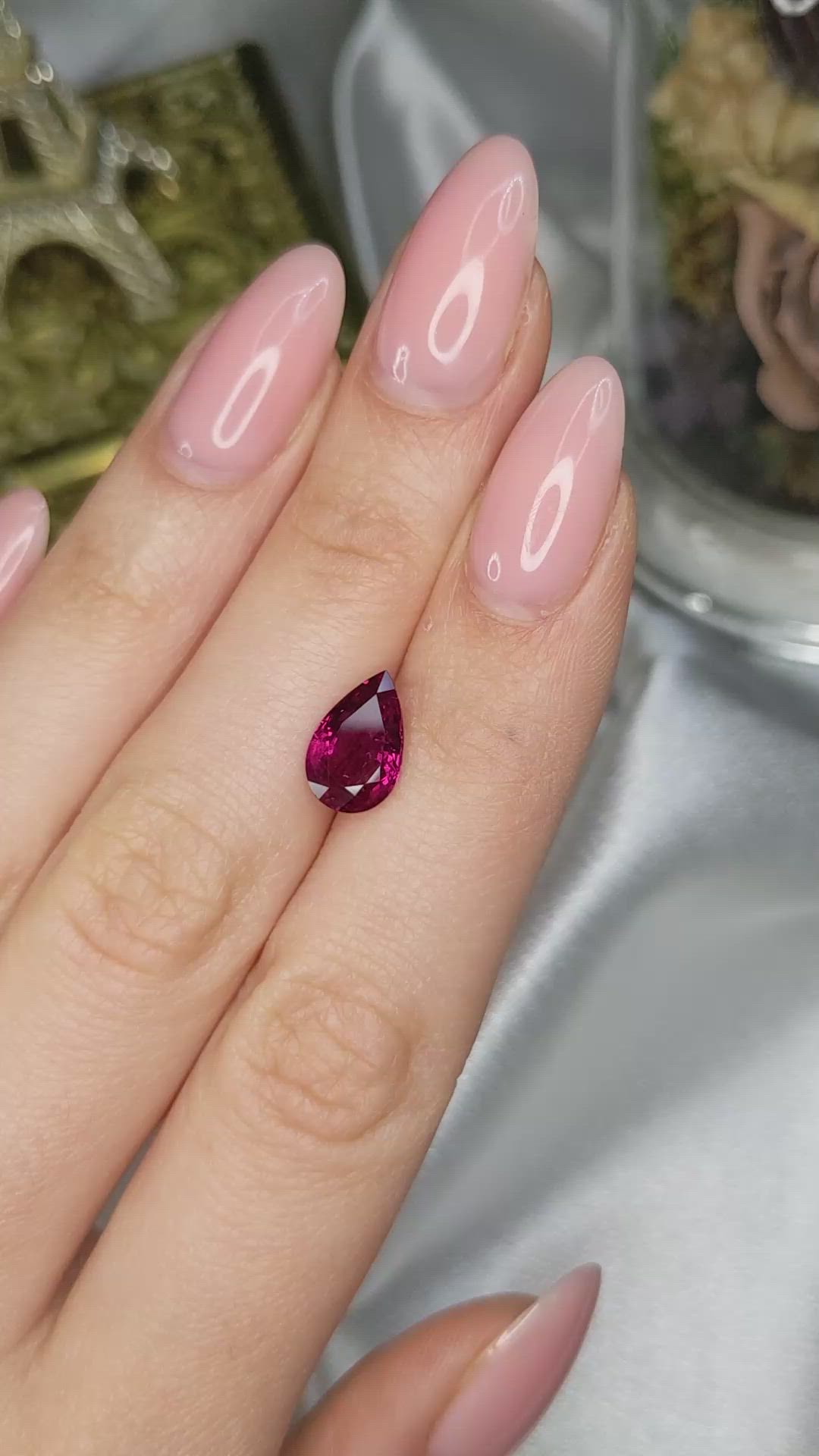 3.01 Ct. Ruby from Mozambique Size Video