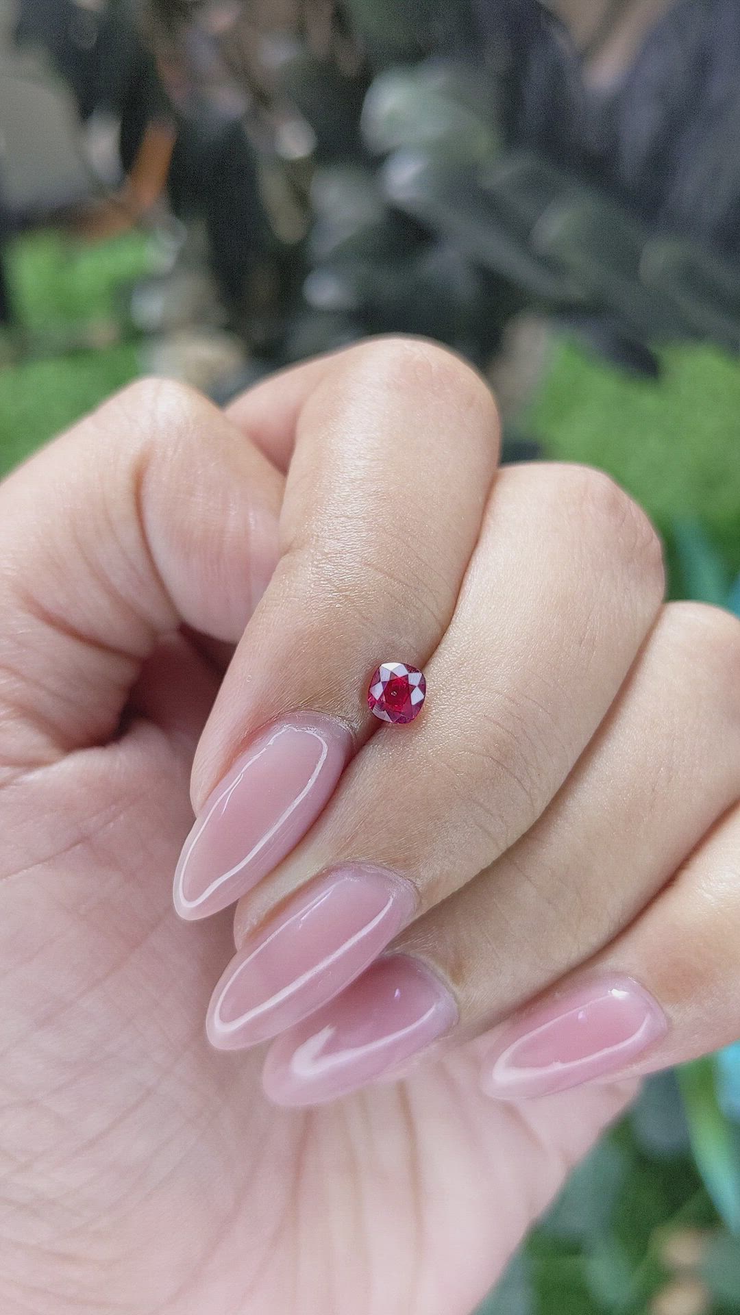 0.41 Ct. Ruby from Tanzania Size Video