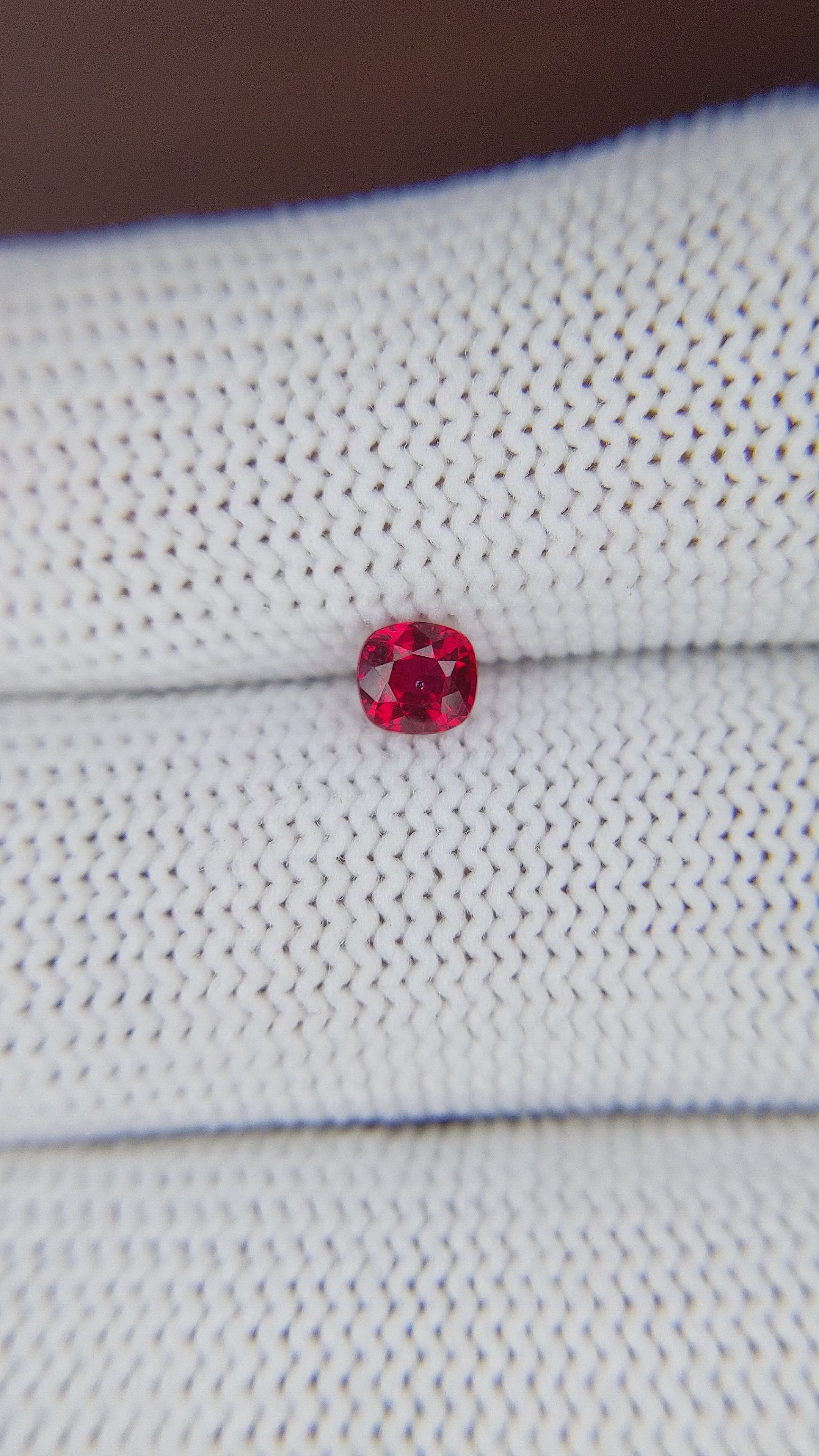 0.41 Ct. Ruby from Tanzania Size Video