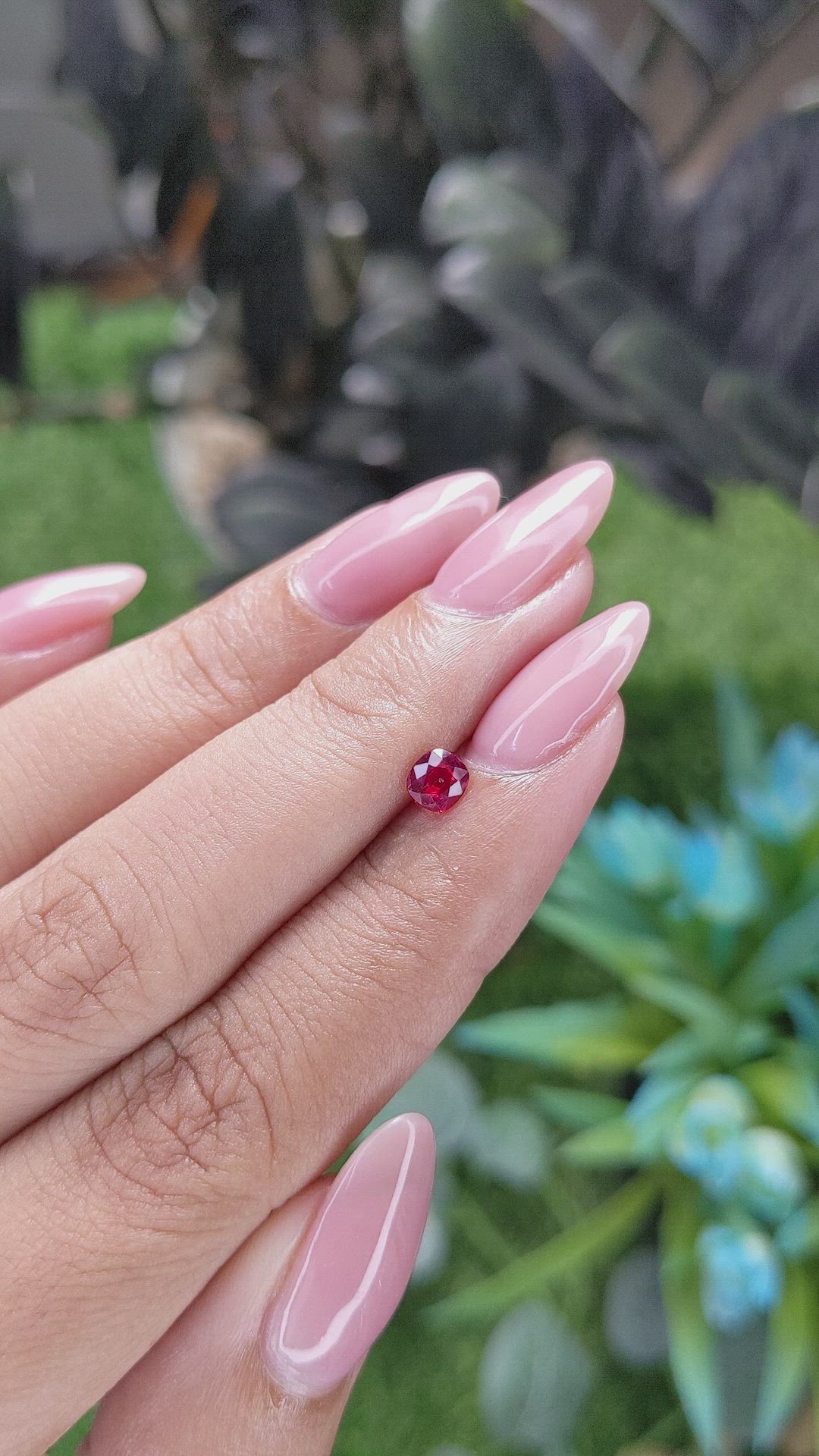 0.41 Ct. Ruby from Tanzania Size Video