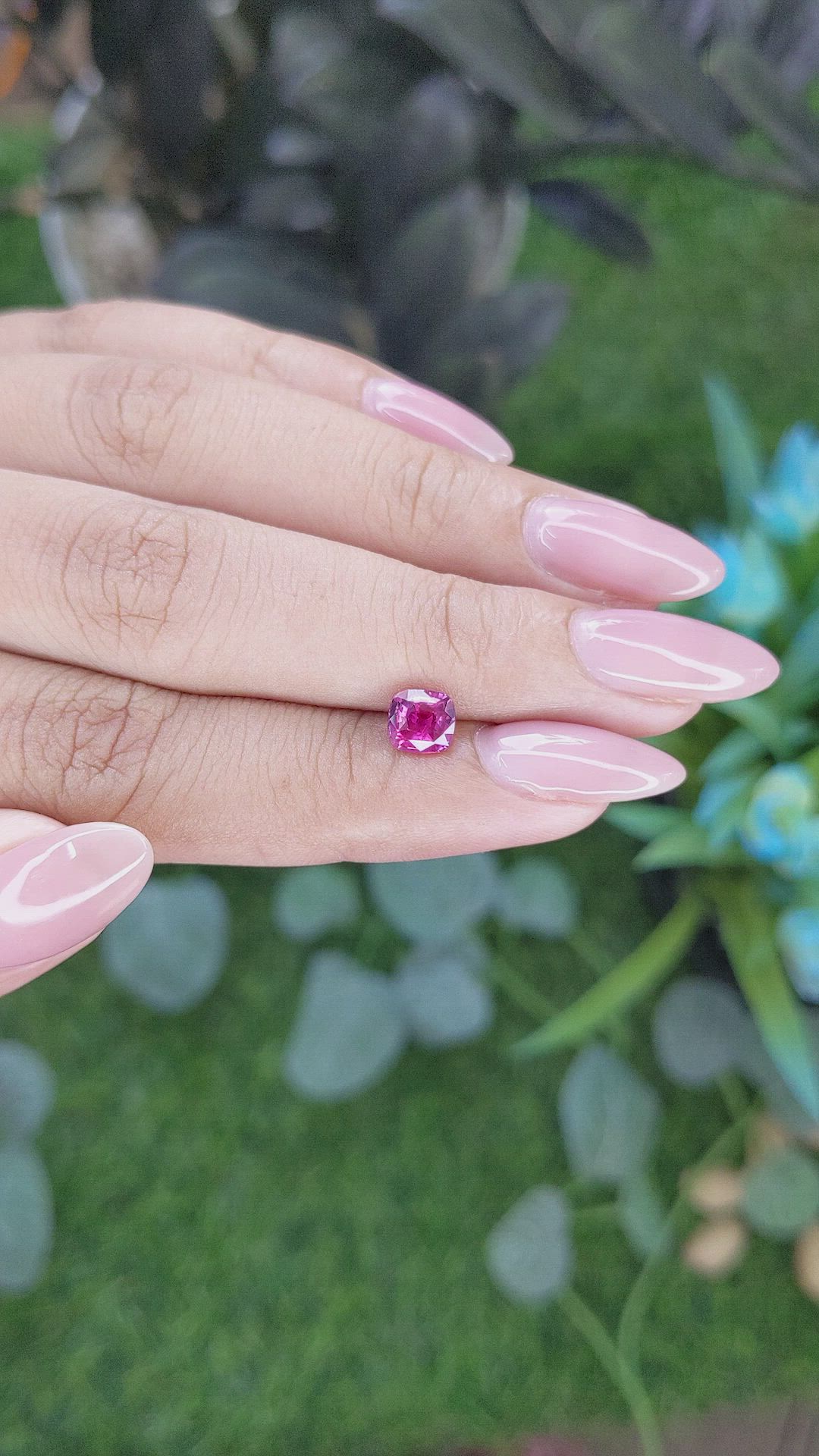 1.02 Ct. Pinkish Red Ruby from Tanzania Size Video