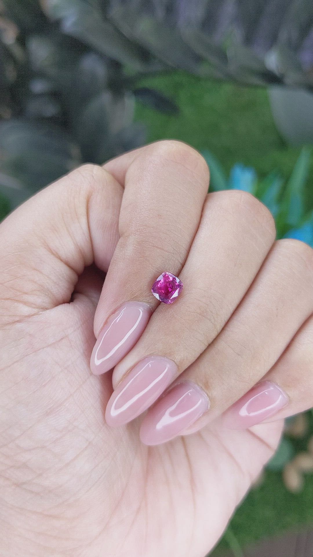 1.02 Ct. Pinkish Red Ruby from Tanzania Size Video