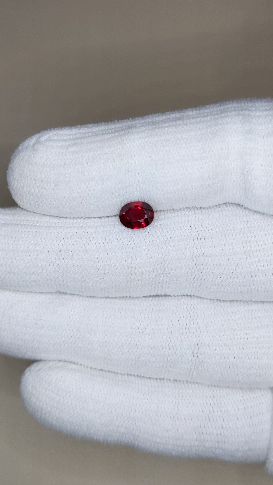 1.07 Ct. Ruby from Mozambique Size Video