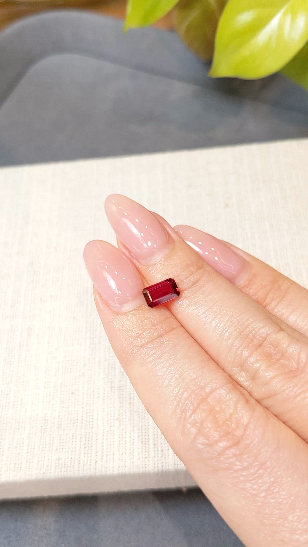 1.13 Ct. Ruby from Mozambique Size Video