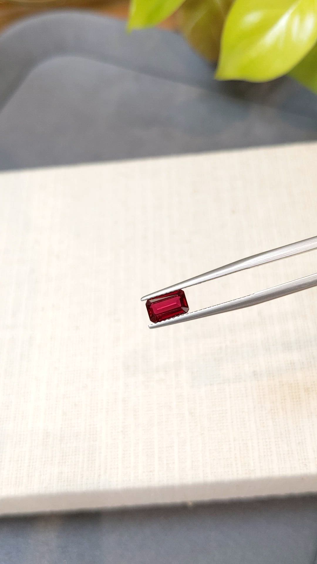 1.13 Ct. Ruby from Mozambique Size Video