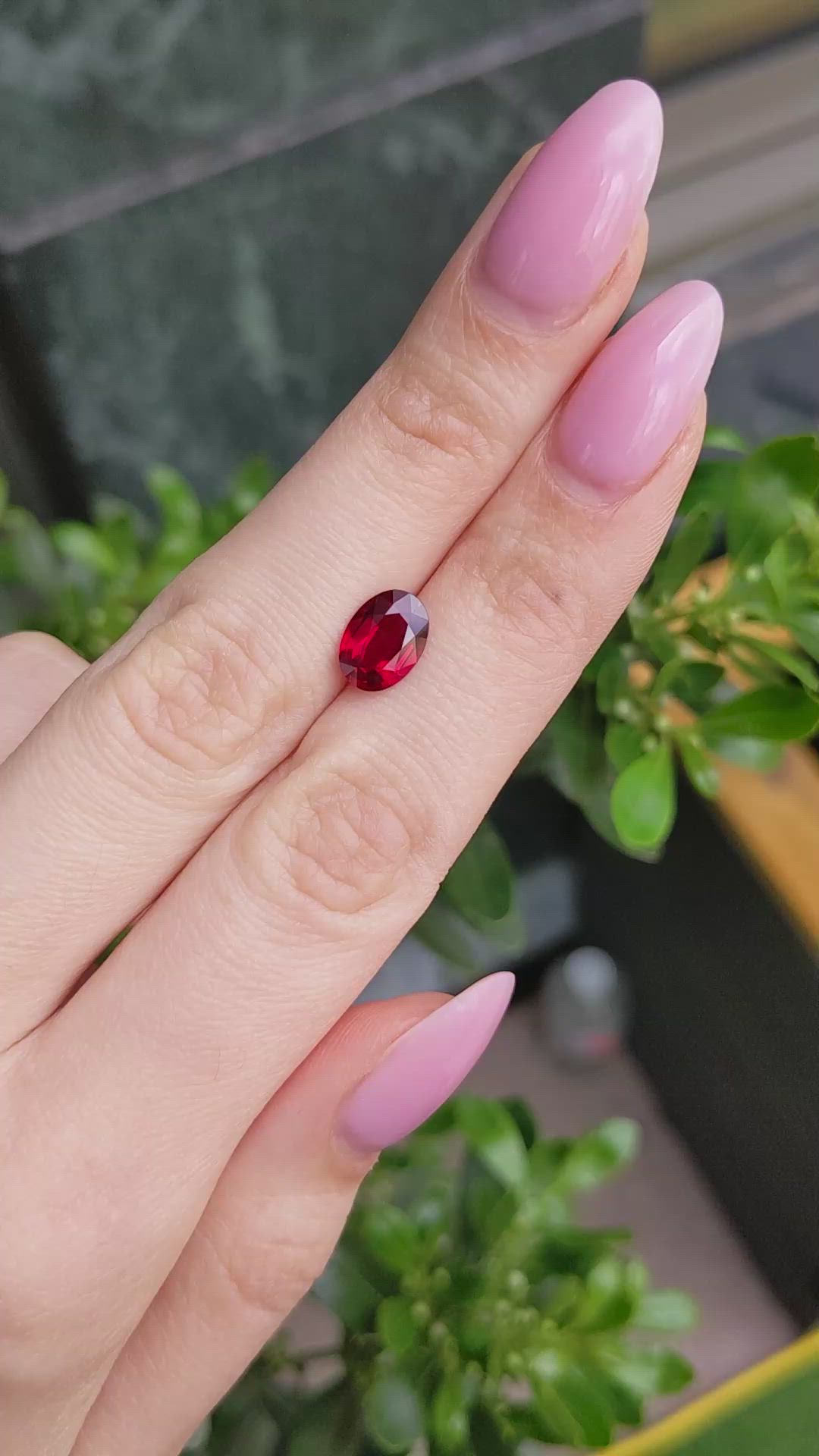 2.05 Ct. Ruby from Mozambique Size Video