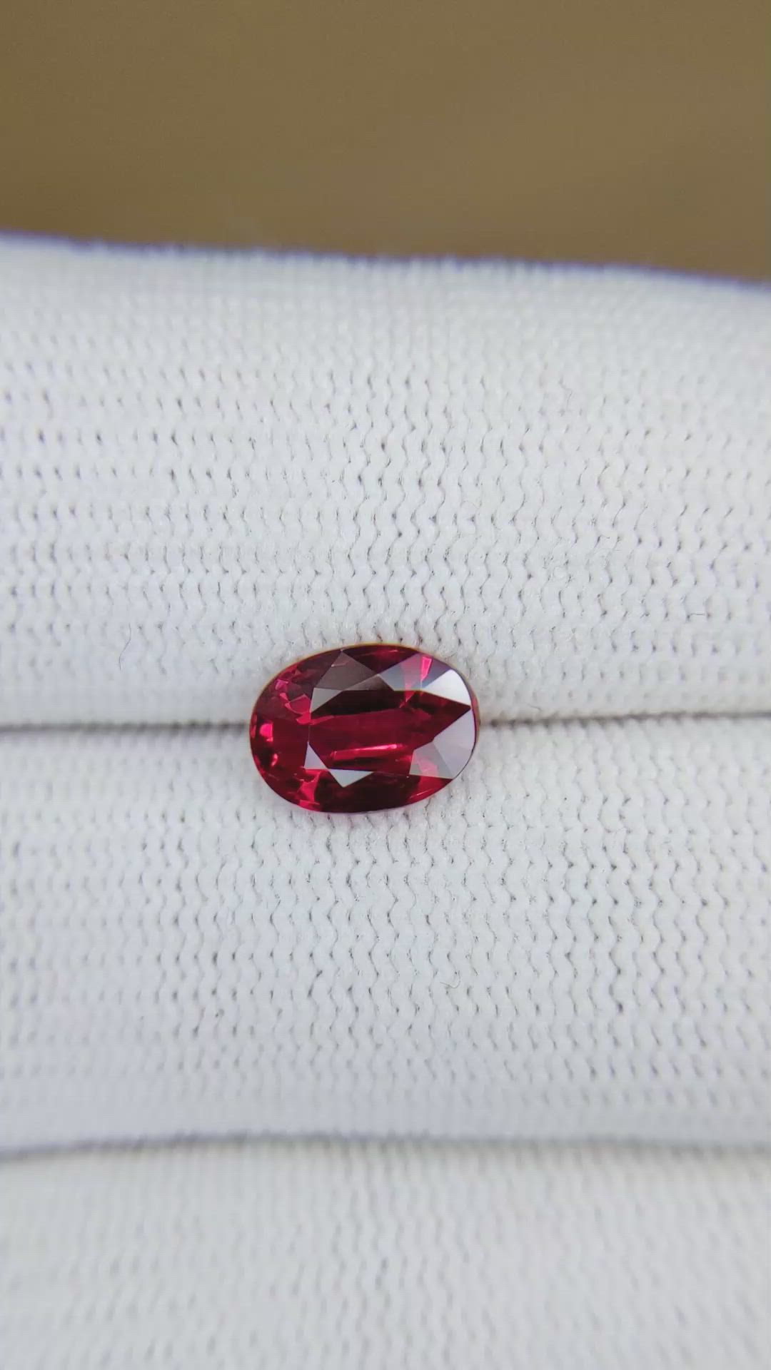 2.05 Ct. Ruby from Mozambique Size Video