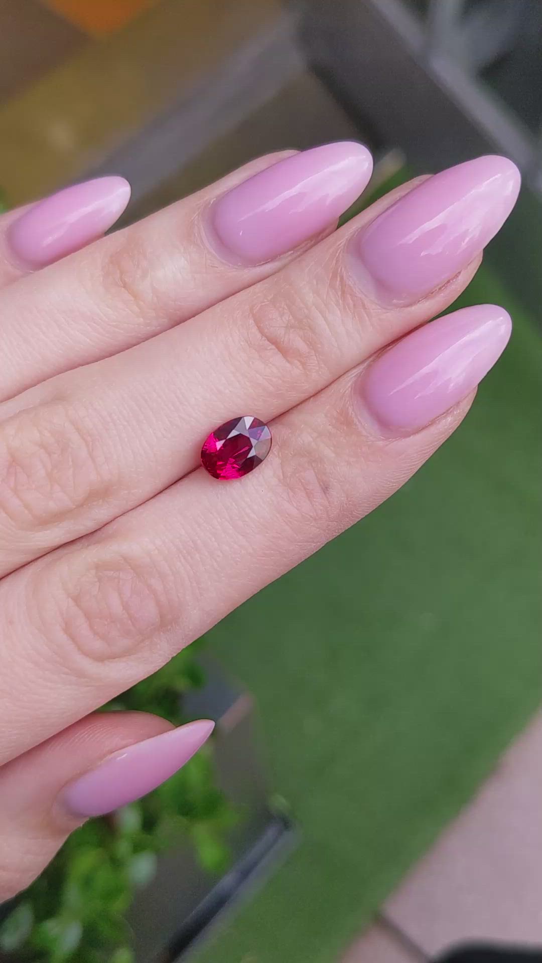 2.05 Ct. Ruby from Mozambique Size Video