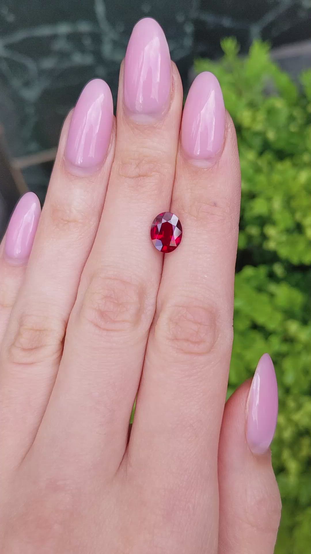 2.30 Ct. Ruby from Mozambique Size Video