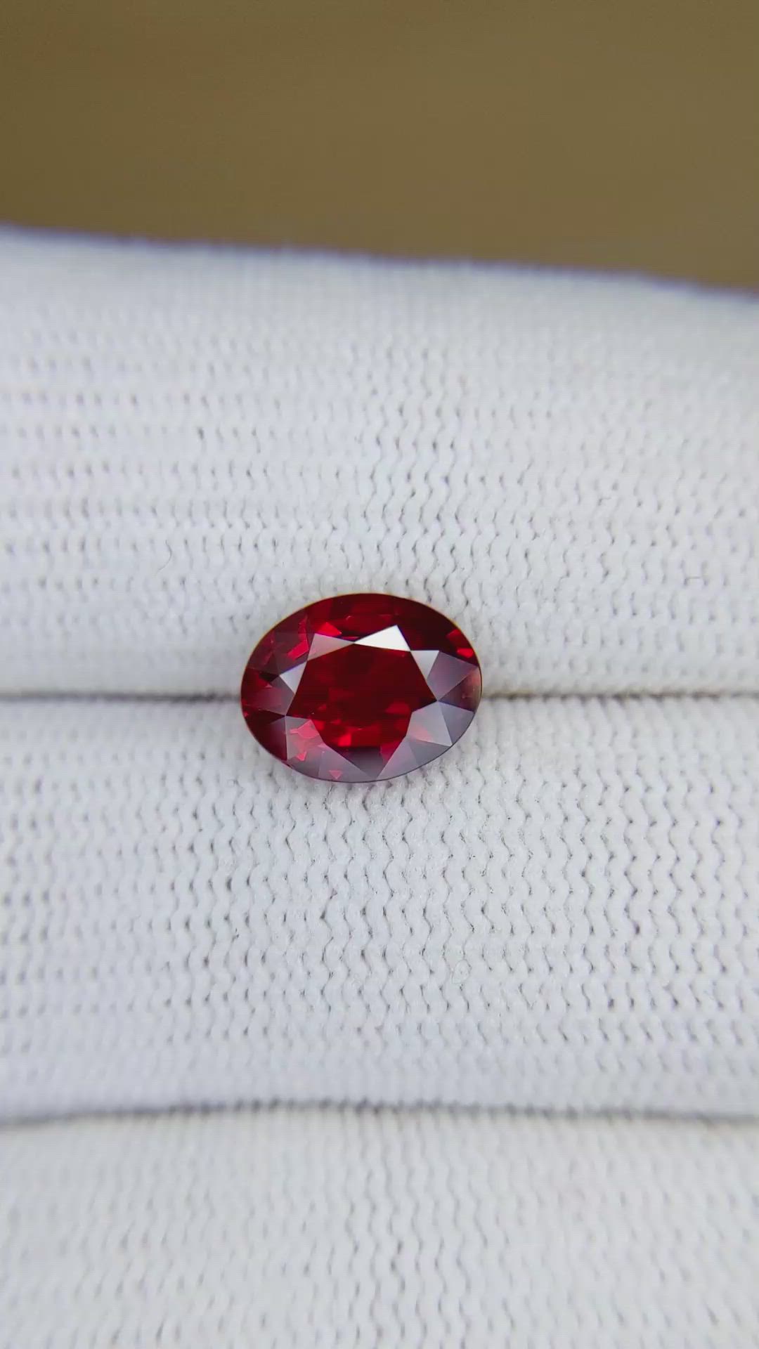 2.30 Ct. Ruby from Mozambique Size Video