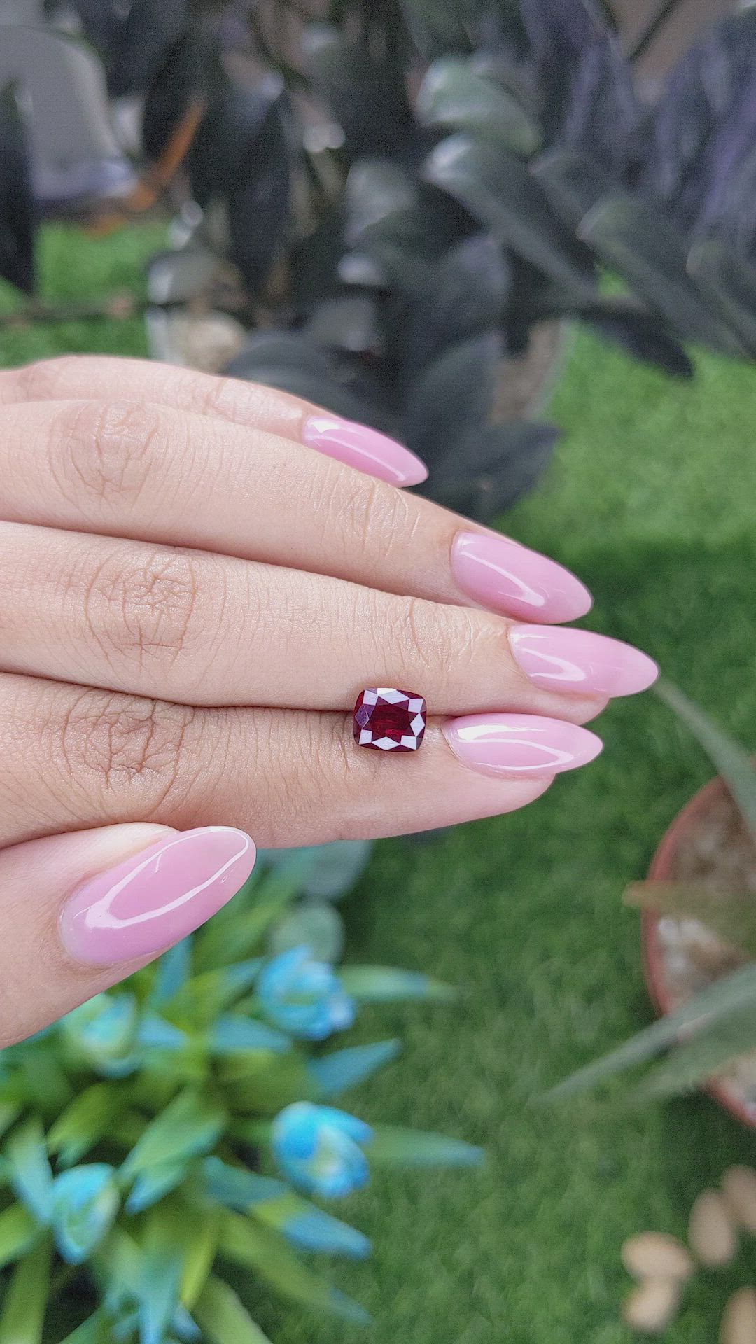 2.14 Ct. Ruby from Tanzania Size Video