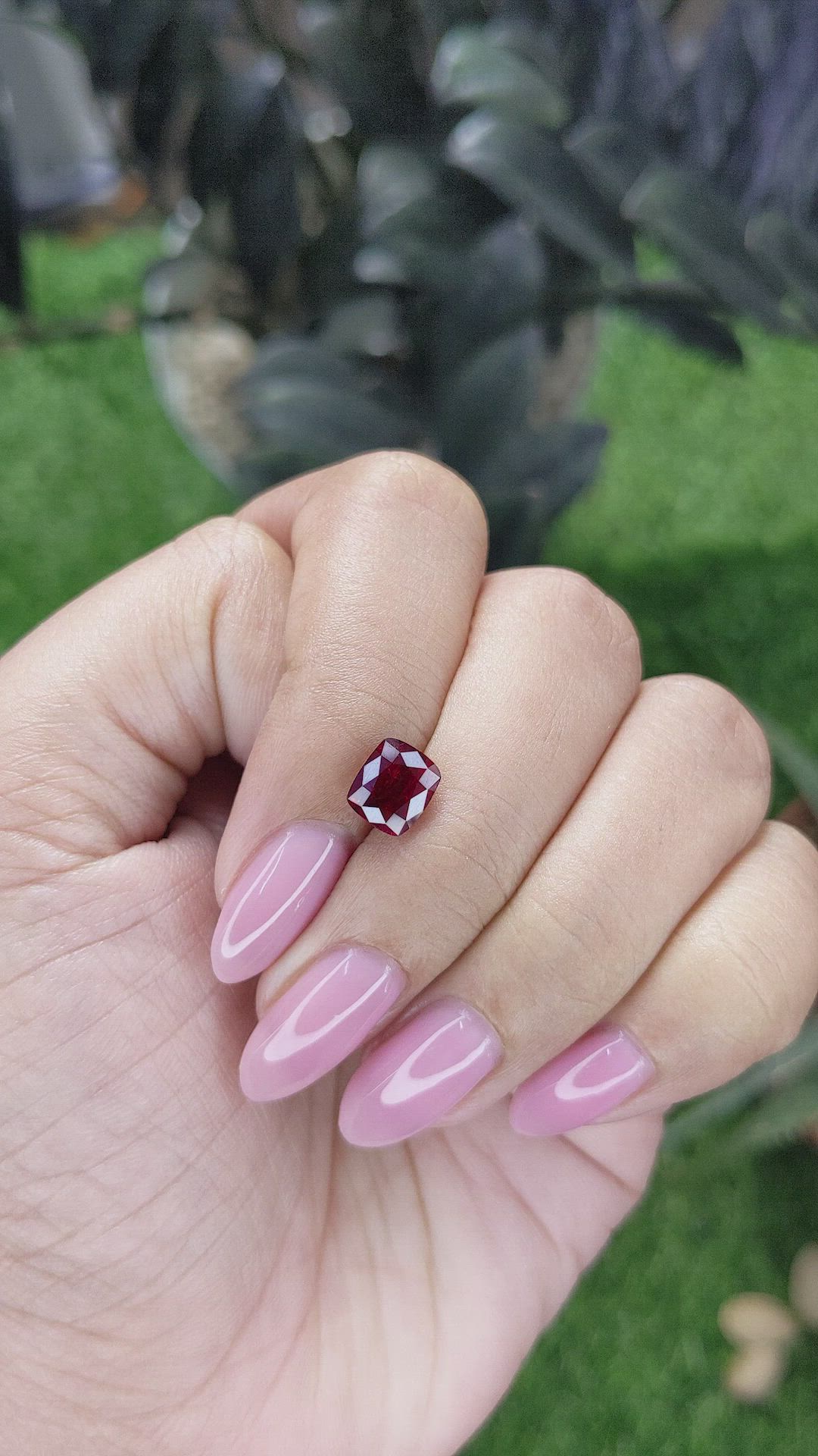 2.14 Ct. Ruby from Tanzania Size Video