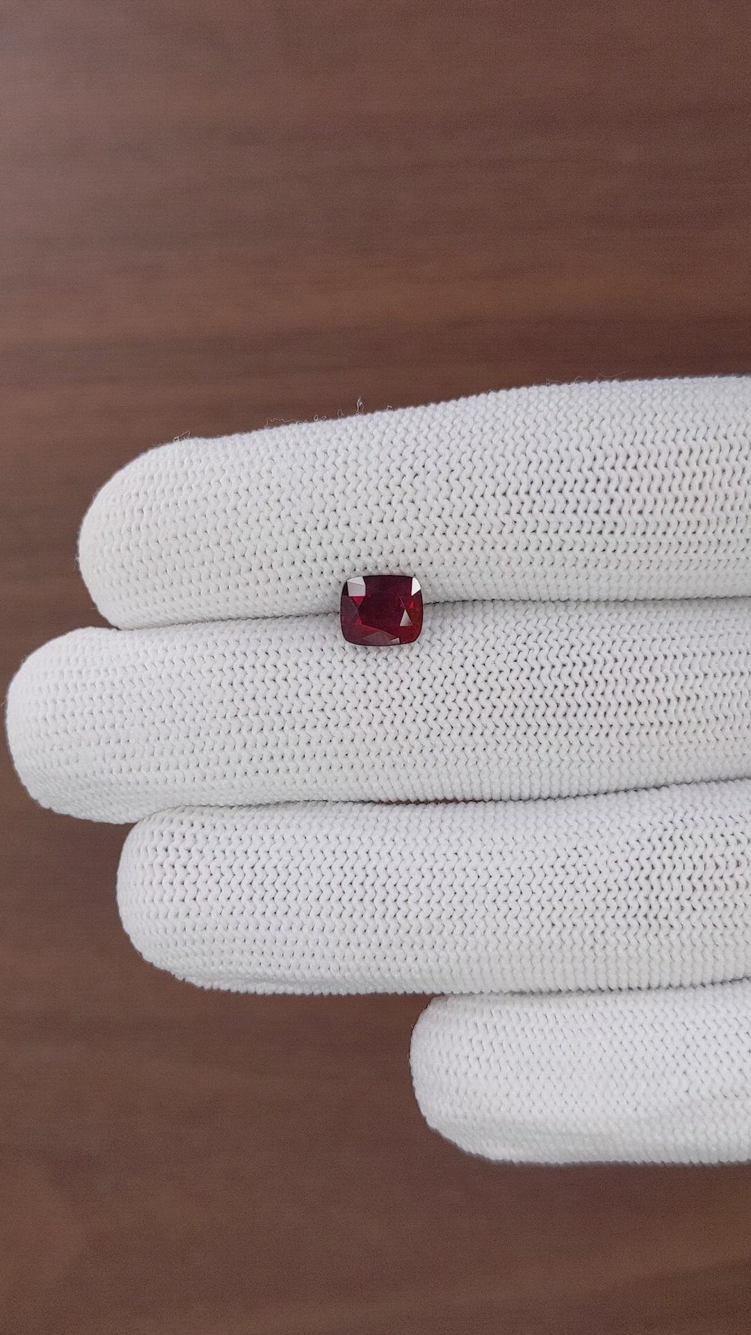 2.14 Ct. Ruby from Tanzania Size Video