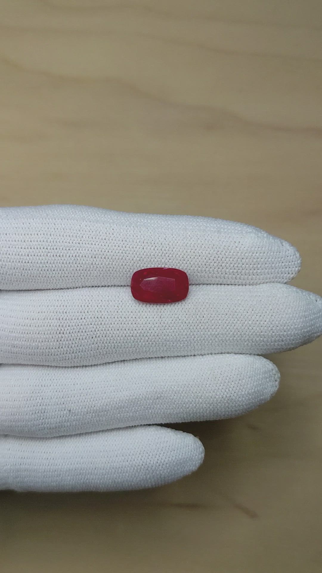 5.02 Ct. Ruby from Burma (Myanmar) Size Video