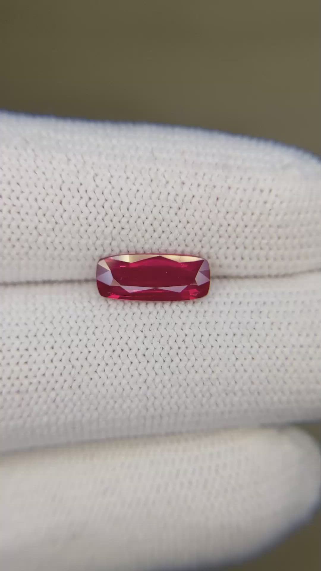 1.37 Ct. Ruby from Mozambique Size Video