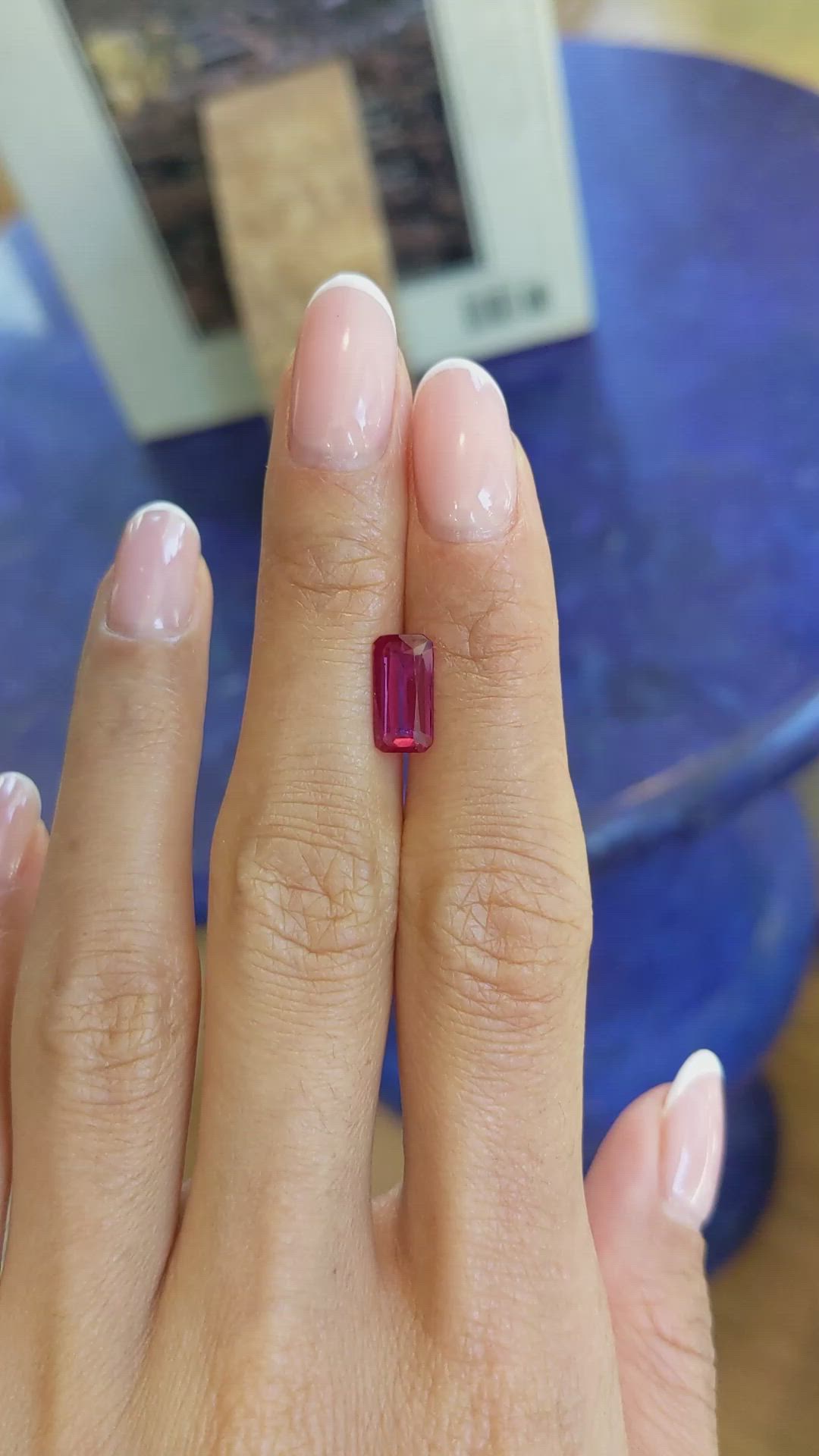 1.51 Ct. Ruby from Mozambique Size Video