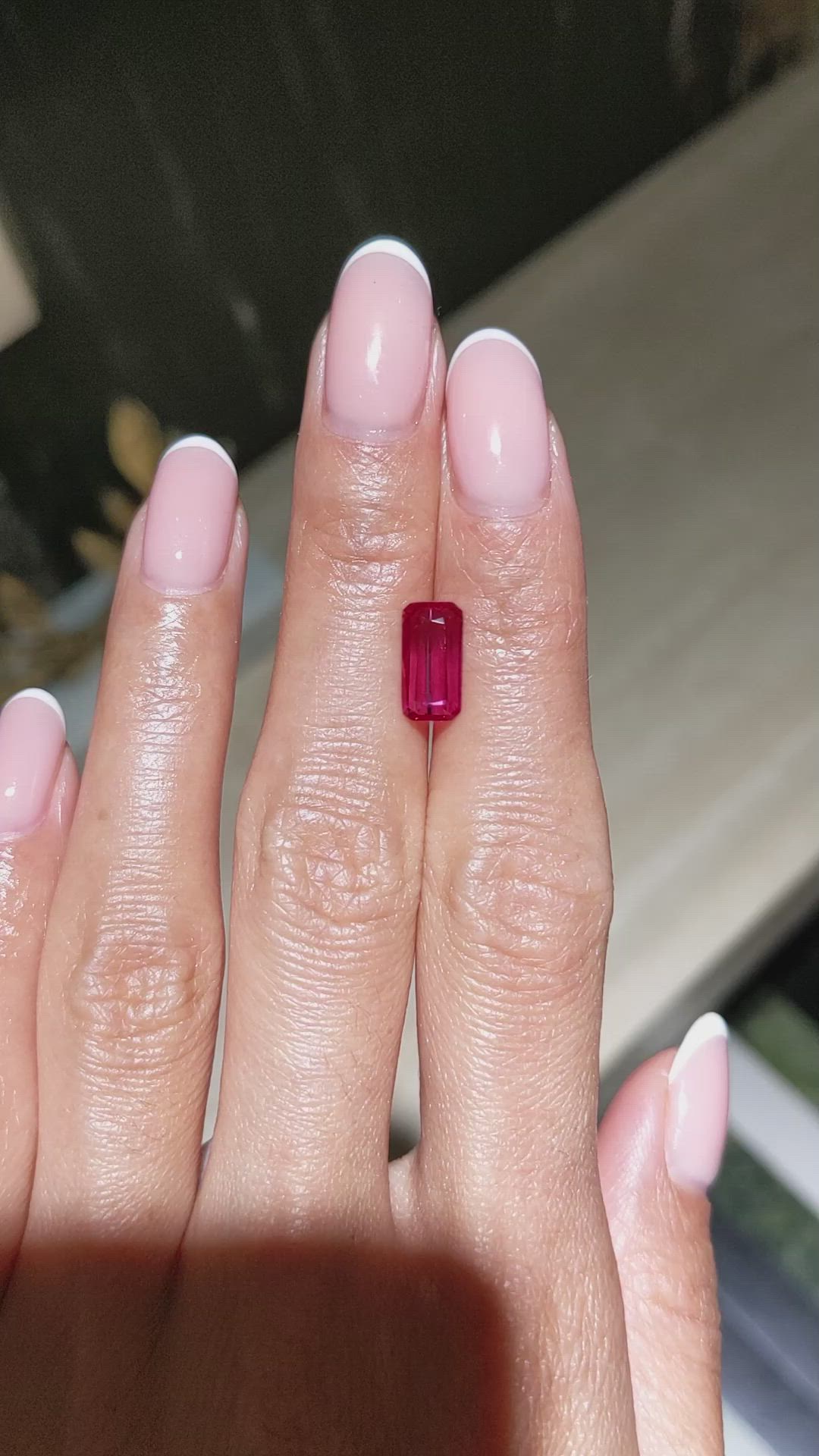 1.51 Ct. Ruby from Mozambique Size Video