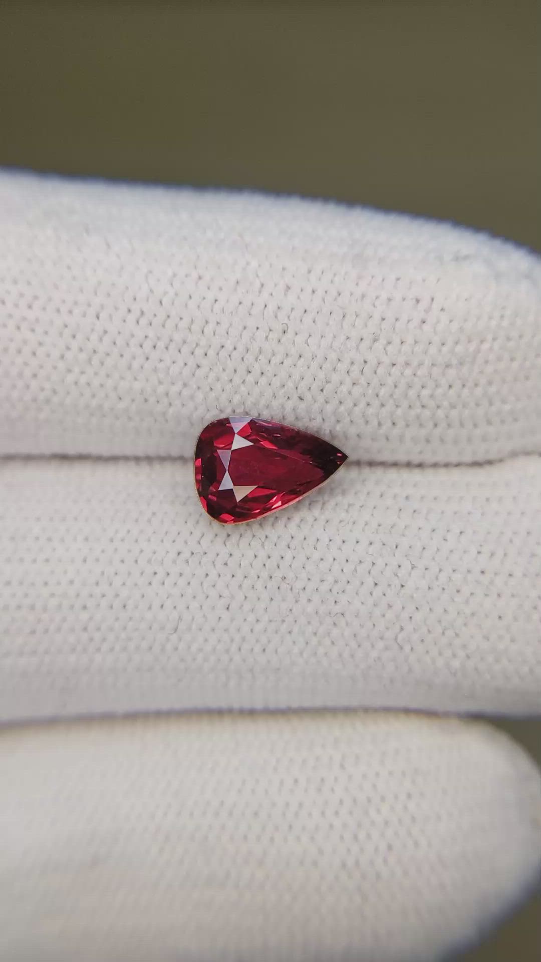 1.54 Ct. Ruby from Mozambique Size Video