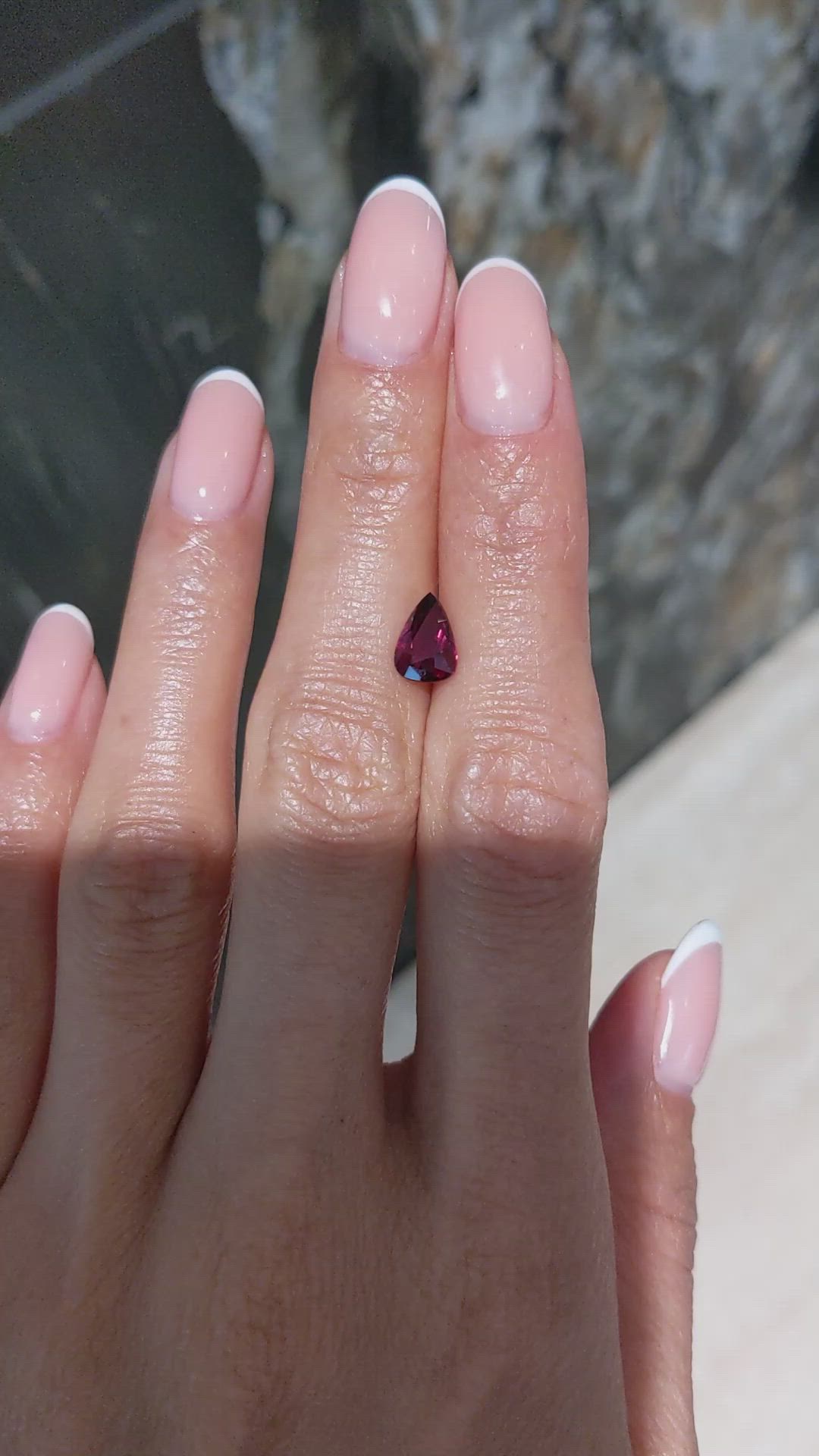 1.54 Ct. Ruby from Mozambique Size Video