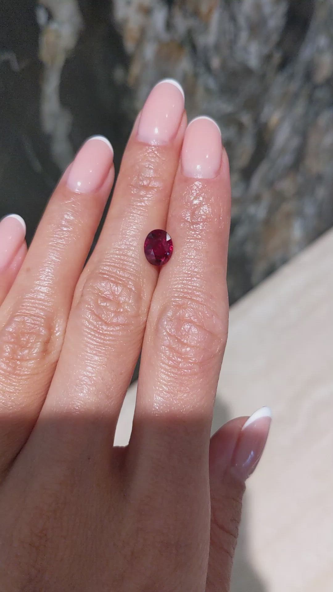 2.03 Ct. Ruby from Mozambique Size Video
