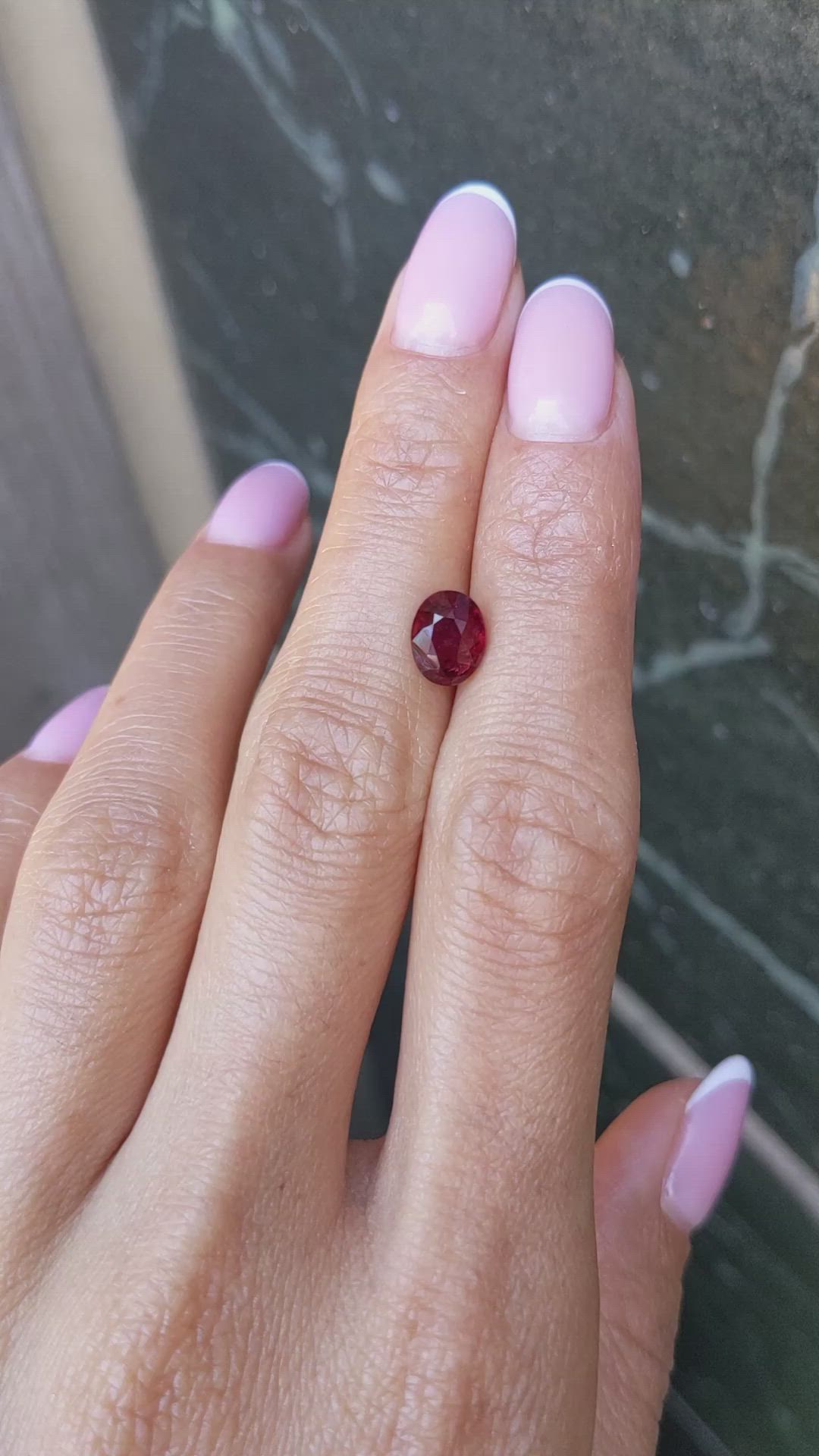 2.03 Ct. Ruby from Mozambique Size Video