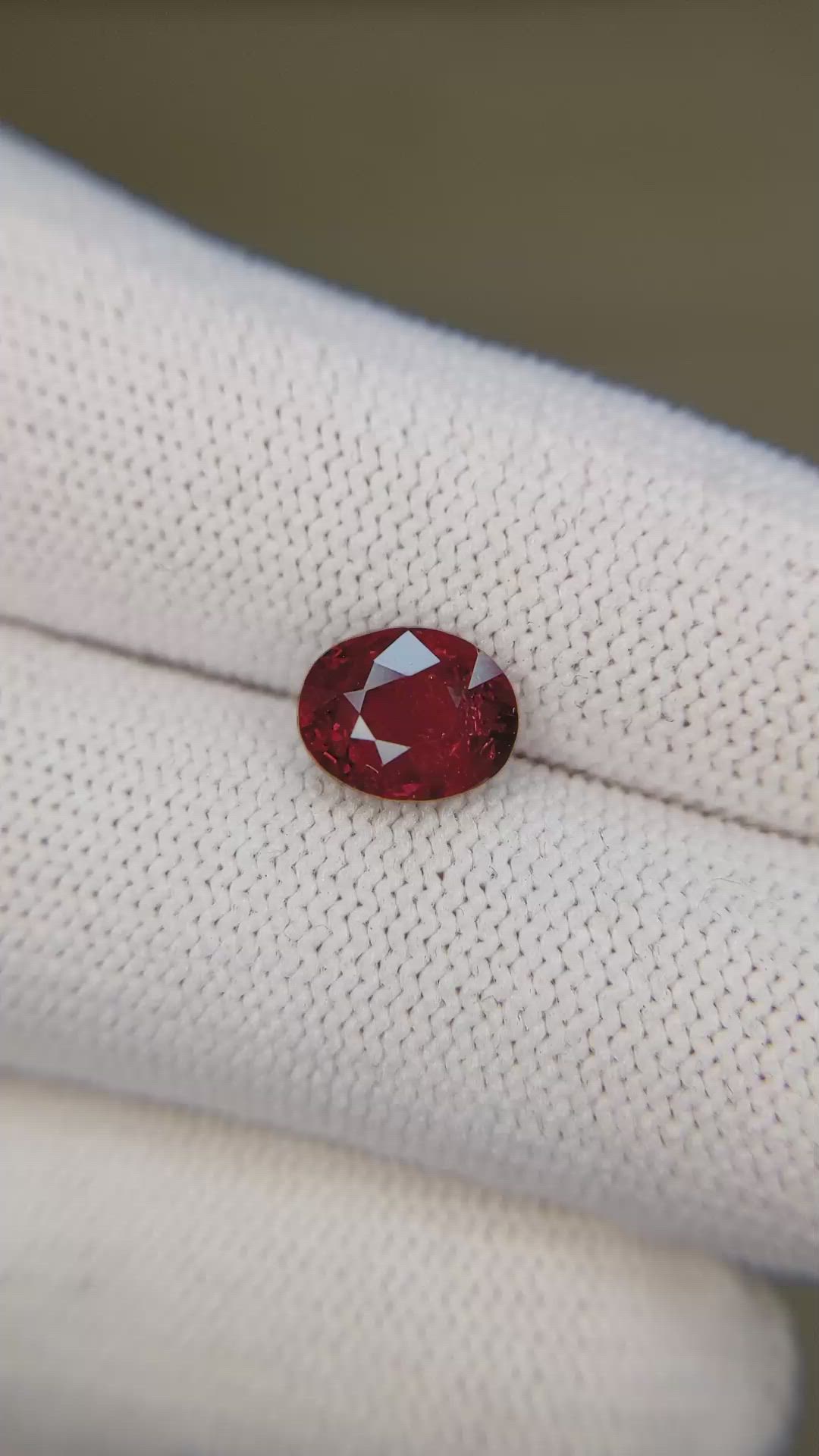 2.03 Ct. Ruby from Mozambique Size Video