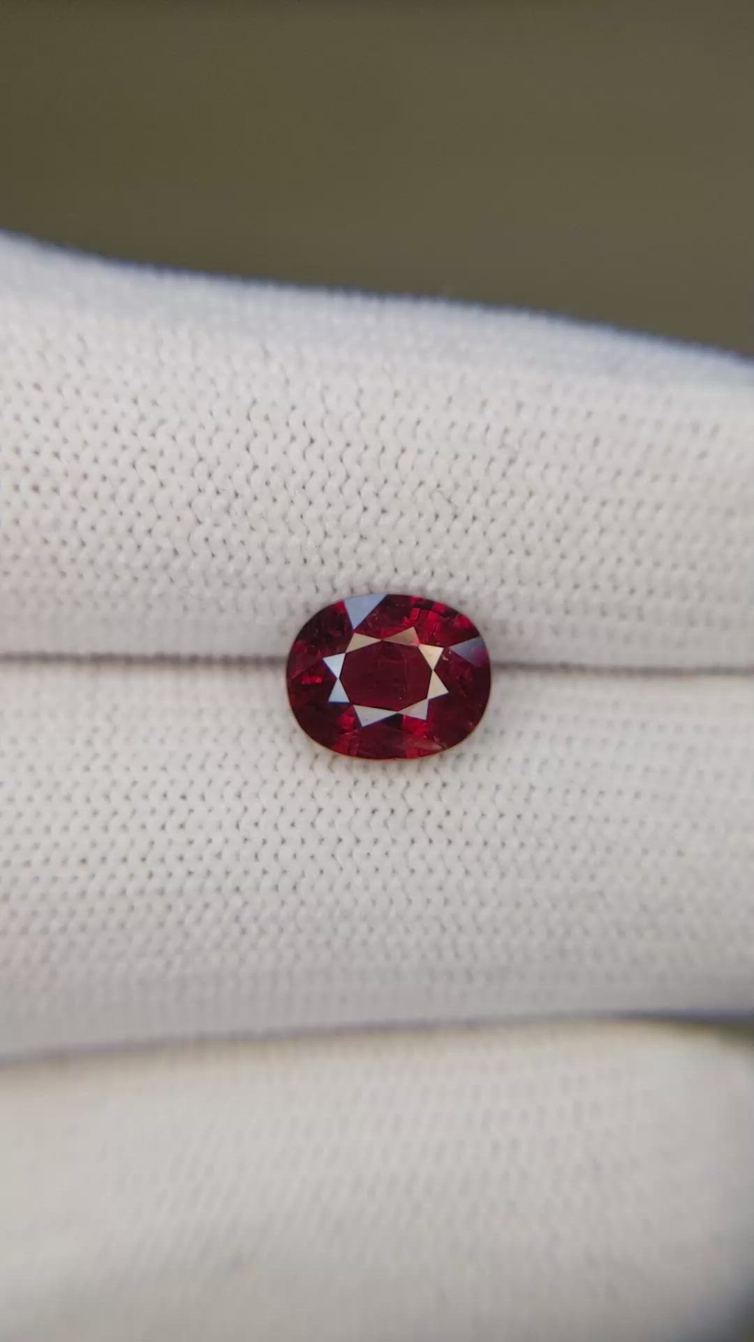 2.06 Ct. Ruby from Mozambique Size Video